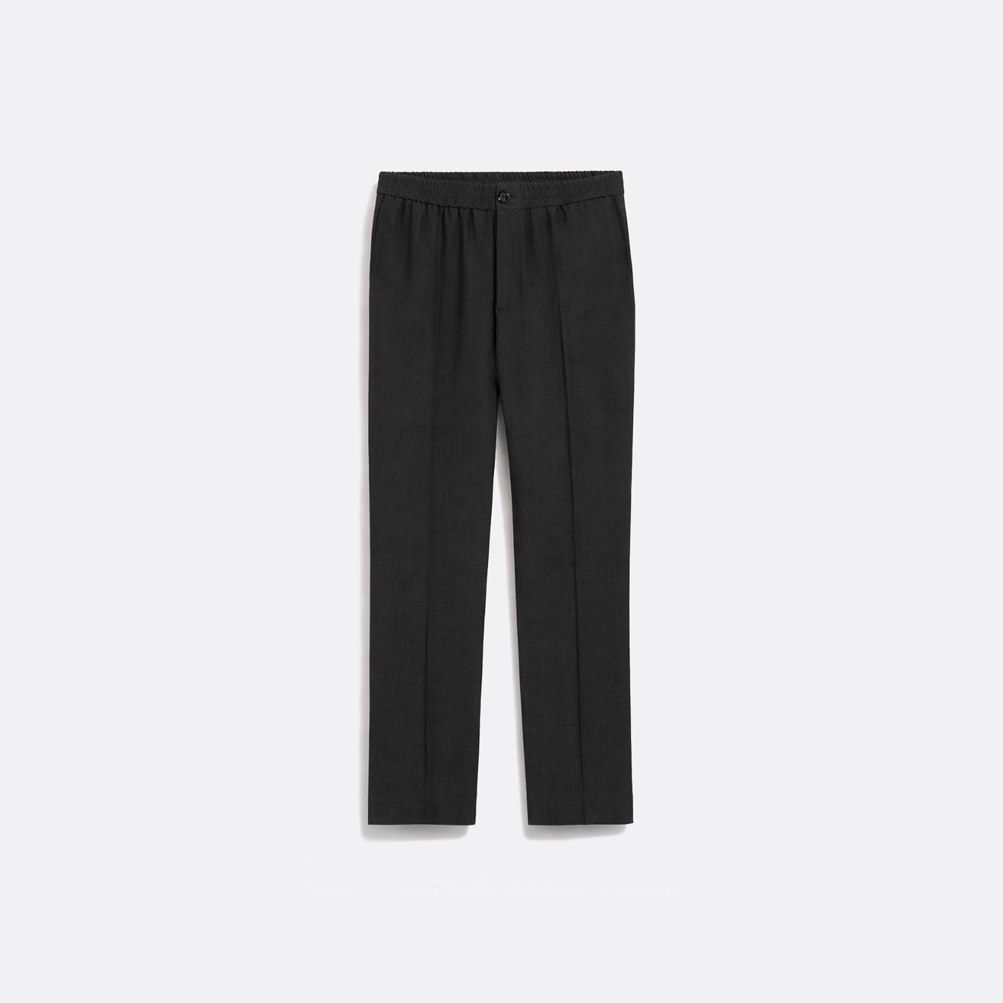 Wool Elasticated Waist Trousers from AMI Paris in Grey
