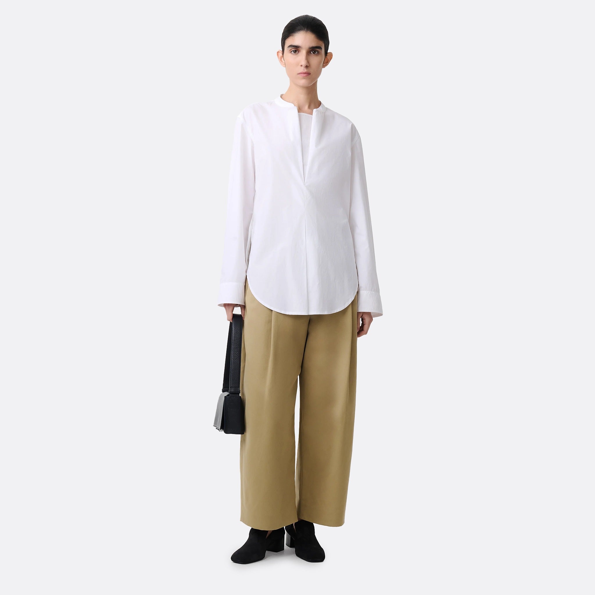 The Dordoni Volume Pant from Studio Nicholson in Tan