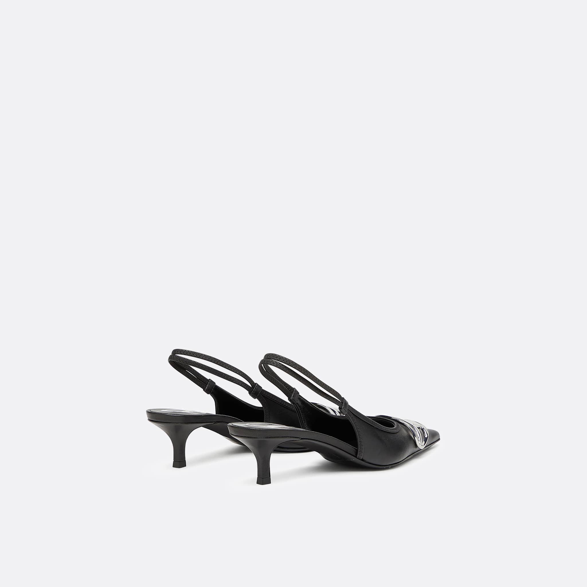 D-Venus SB 40 Slingback Pumps by Diesel in Black