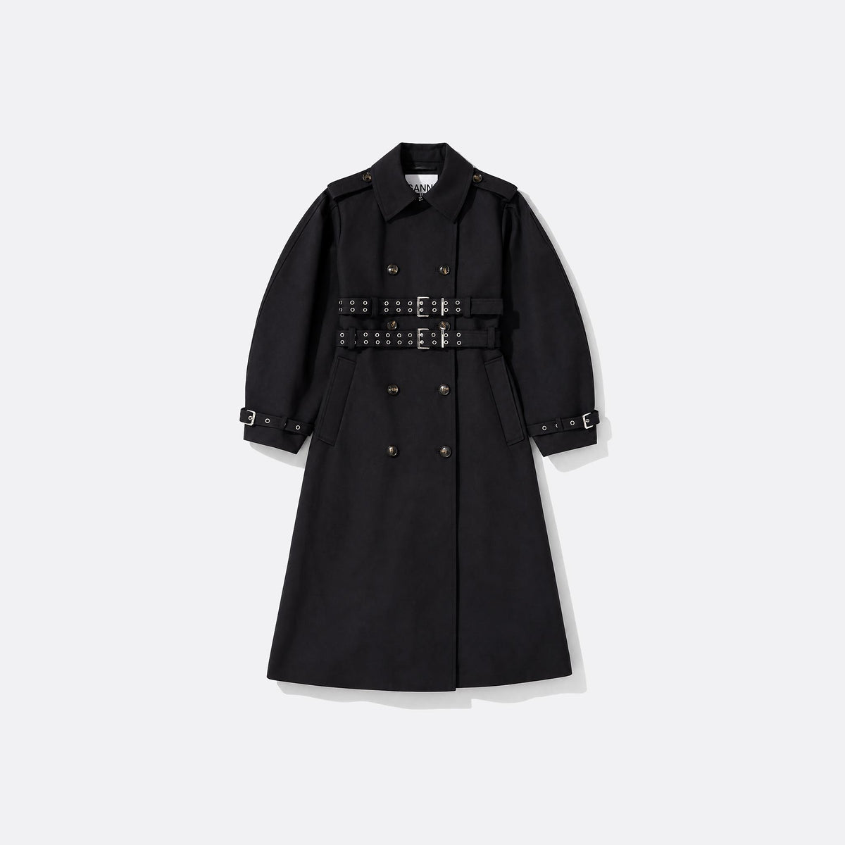 Double Cotton Trench Coat from GANNI