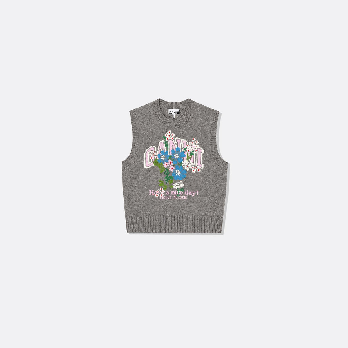 Floral Wool Vest from GANNI