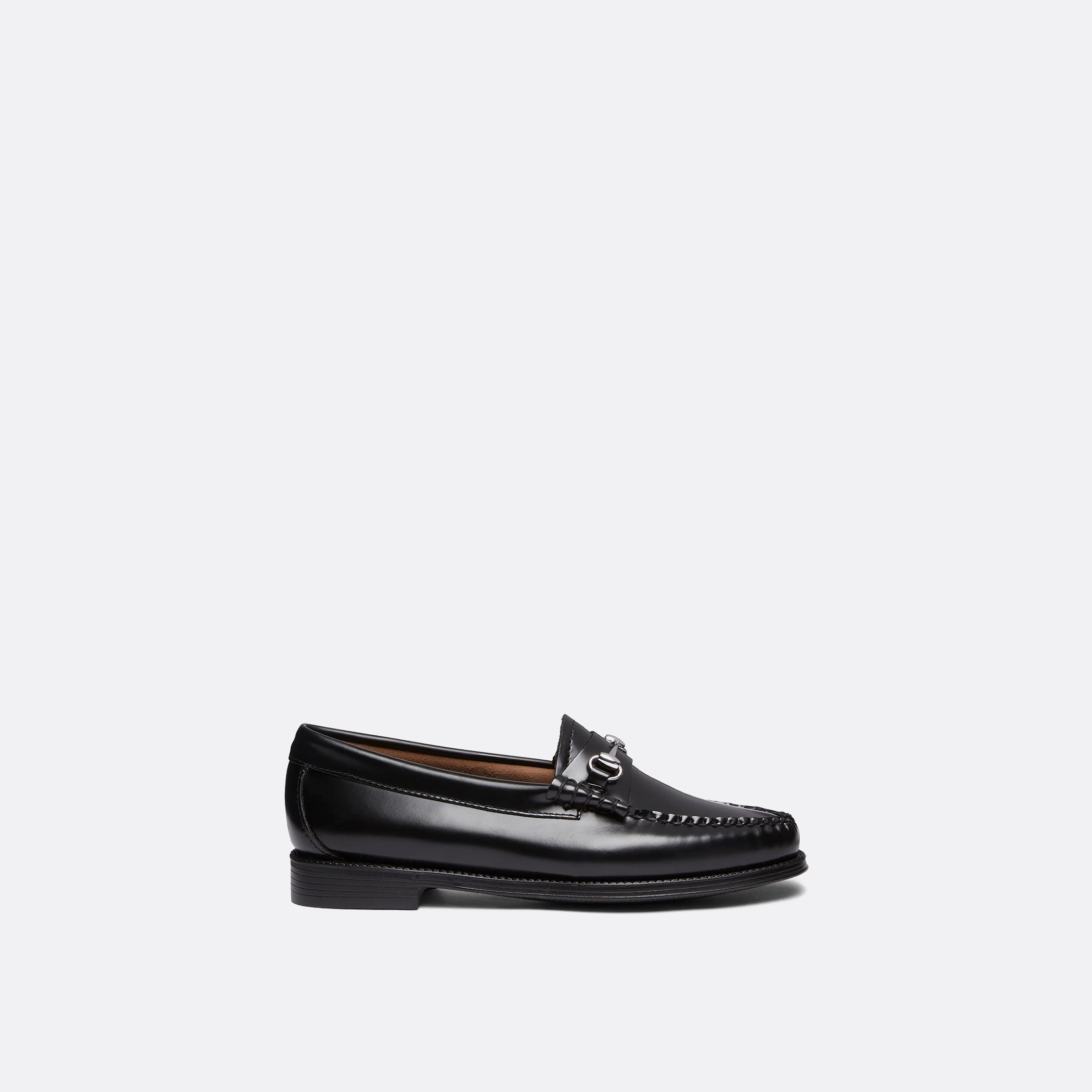 G.H Bass Easy Weejuns Lianna Horsebit Loafers in Black Leather