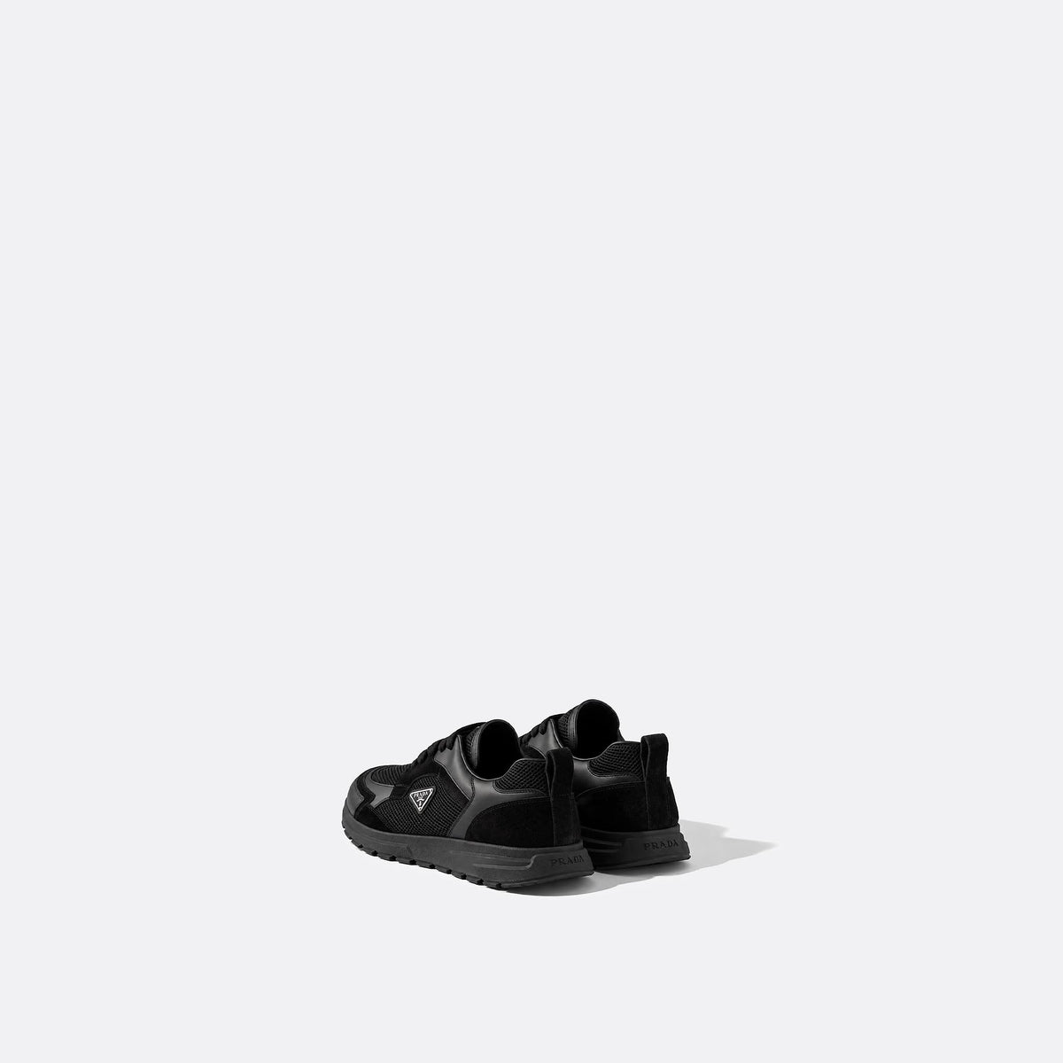 Prax Leather and Fabric Sneakers from Prada