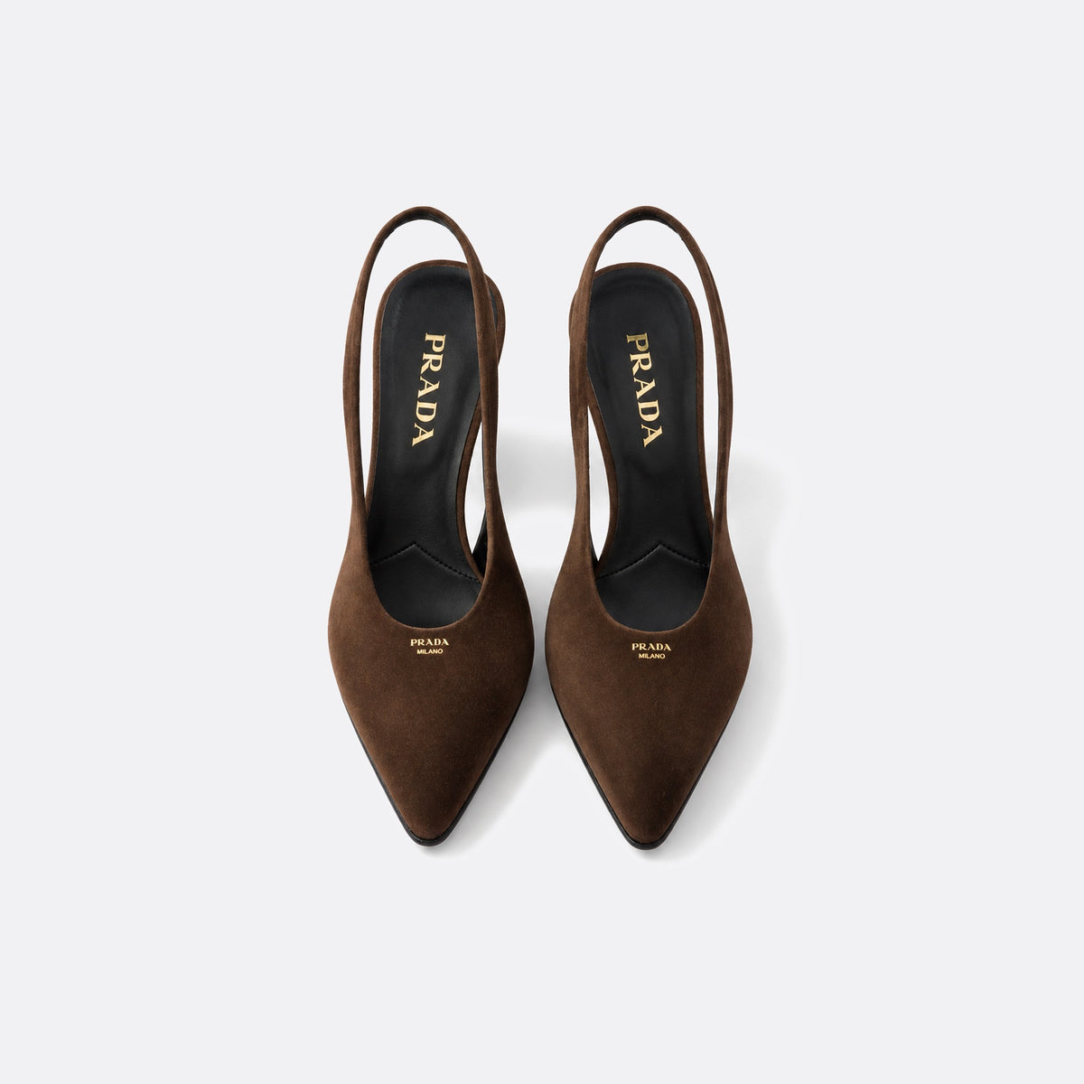 Suede Slingback Pumps from Prada