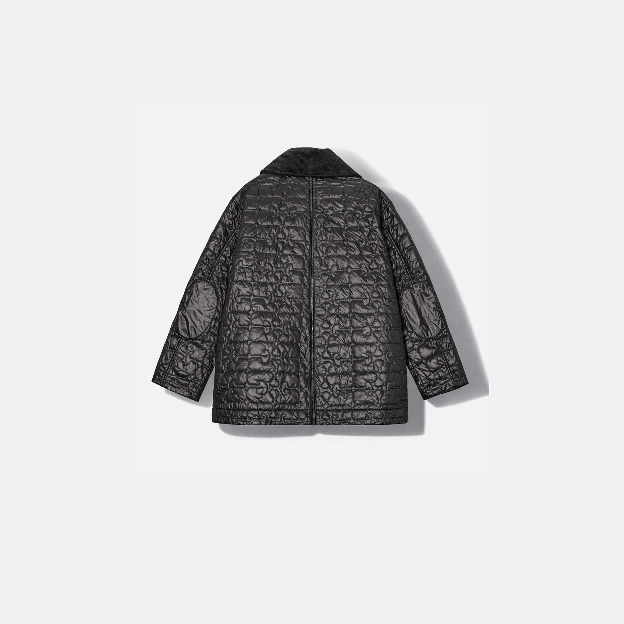 Shiny Quilt Midi Jacket from Ganni