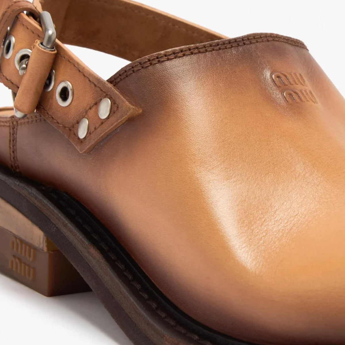 Foulé Work Mules from Miu Miu