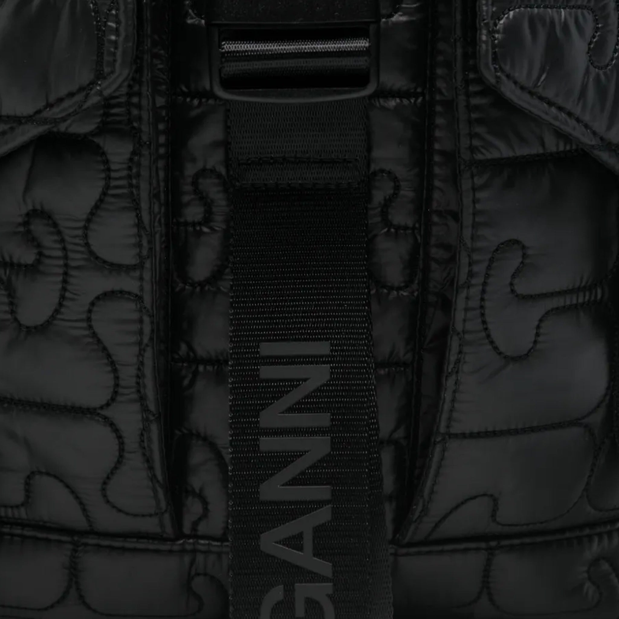 Quilted Backpack from GANNI in Black