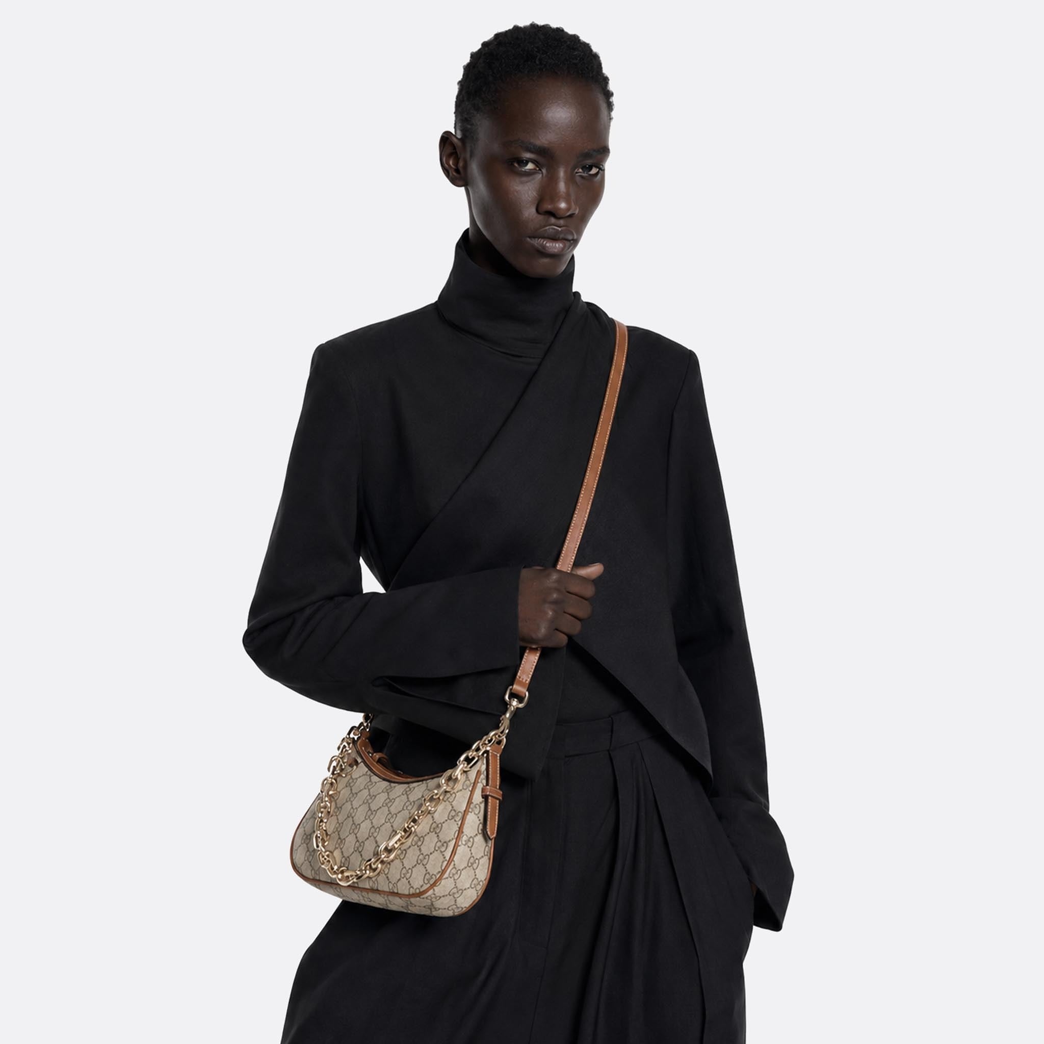 GG Emblem Small Shoulder Bag from Gucci