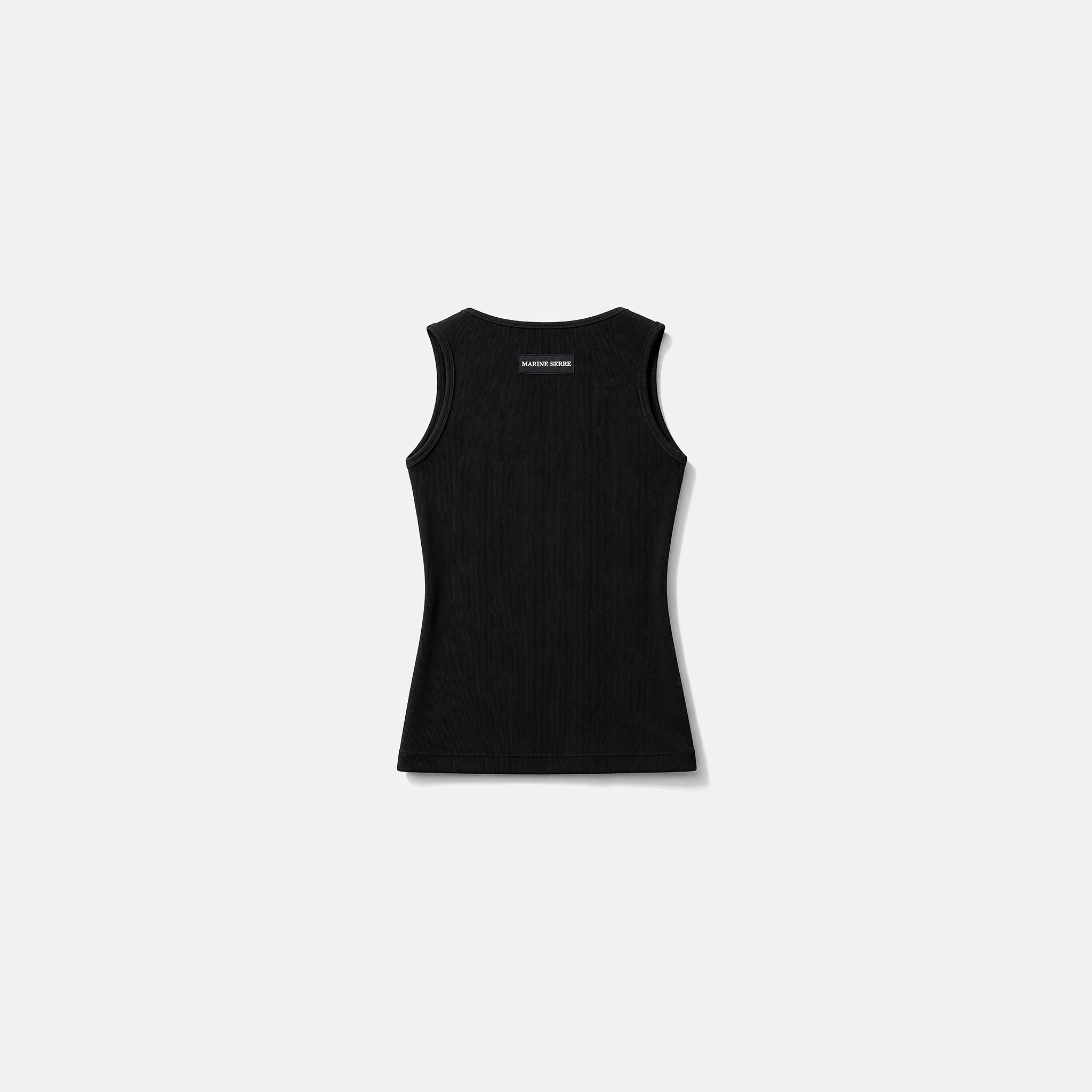 Organic Cotton Rib Moon Tank Top from Marine Serre