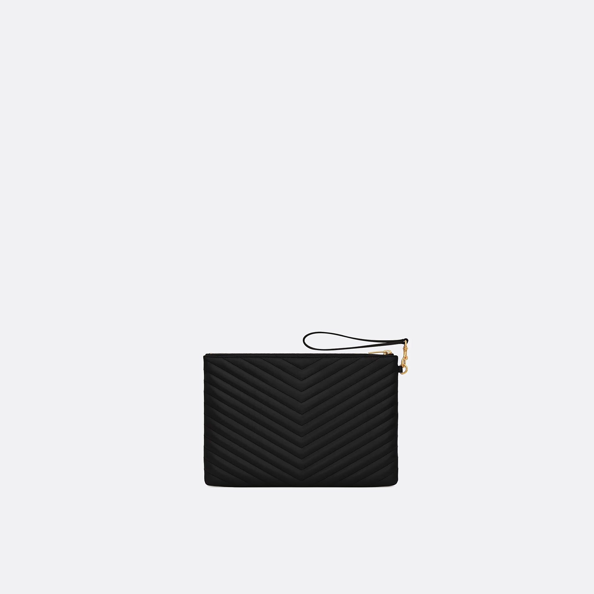 The Cassandre Matelassé Zip Tablet Case from Saint Laurent