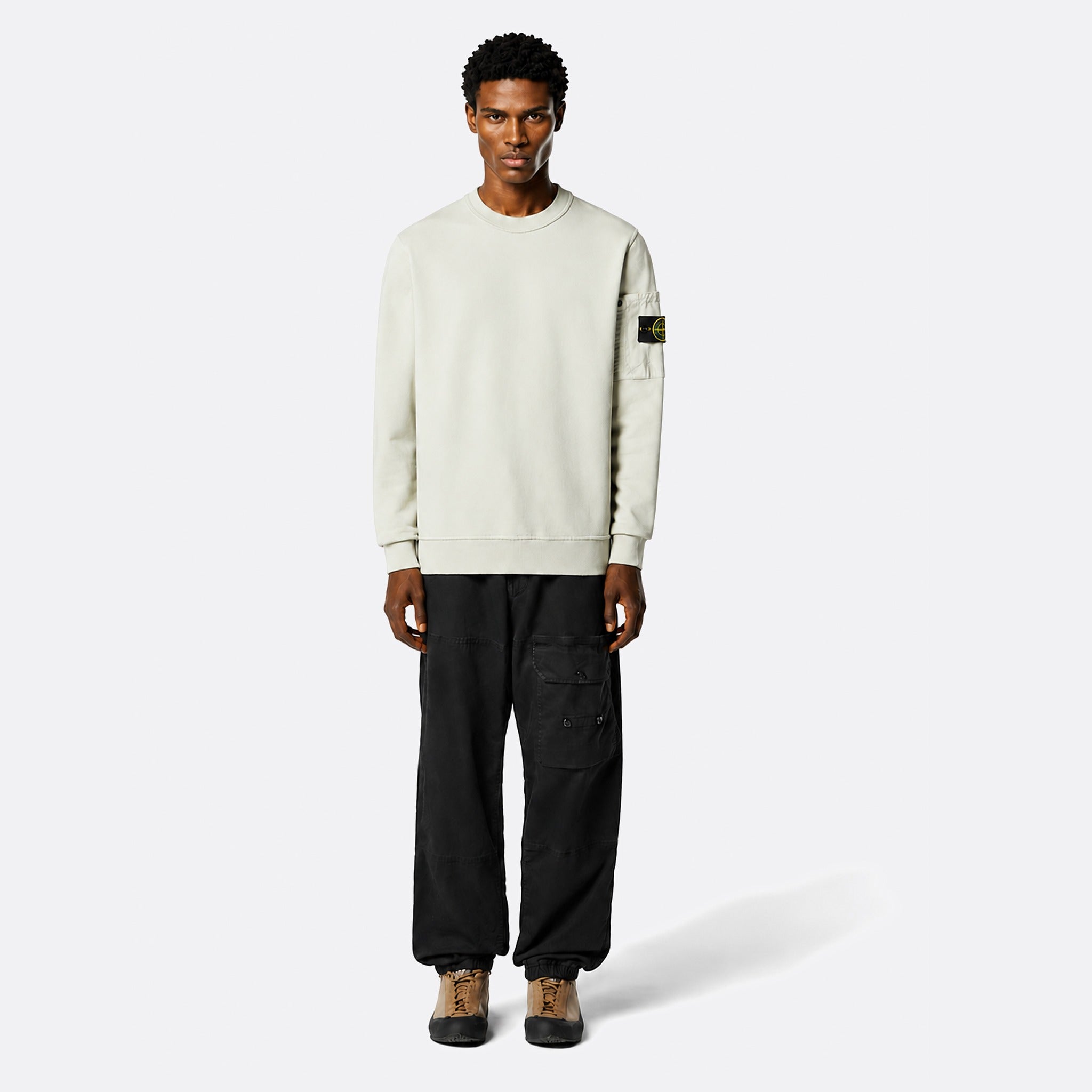 6100019 Cotton Fleece Sweatshirt from Stone Island