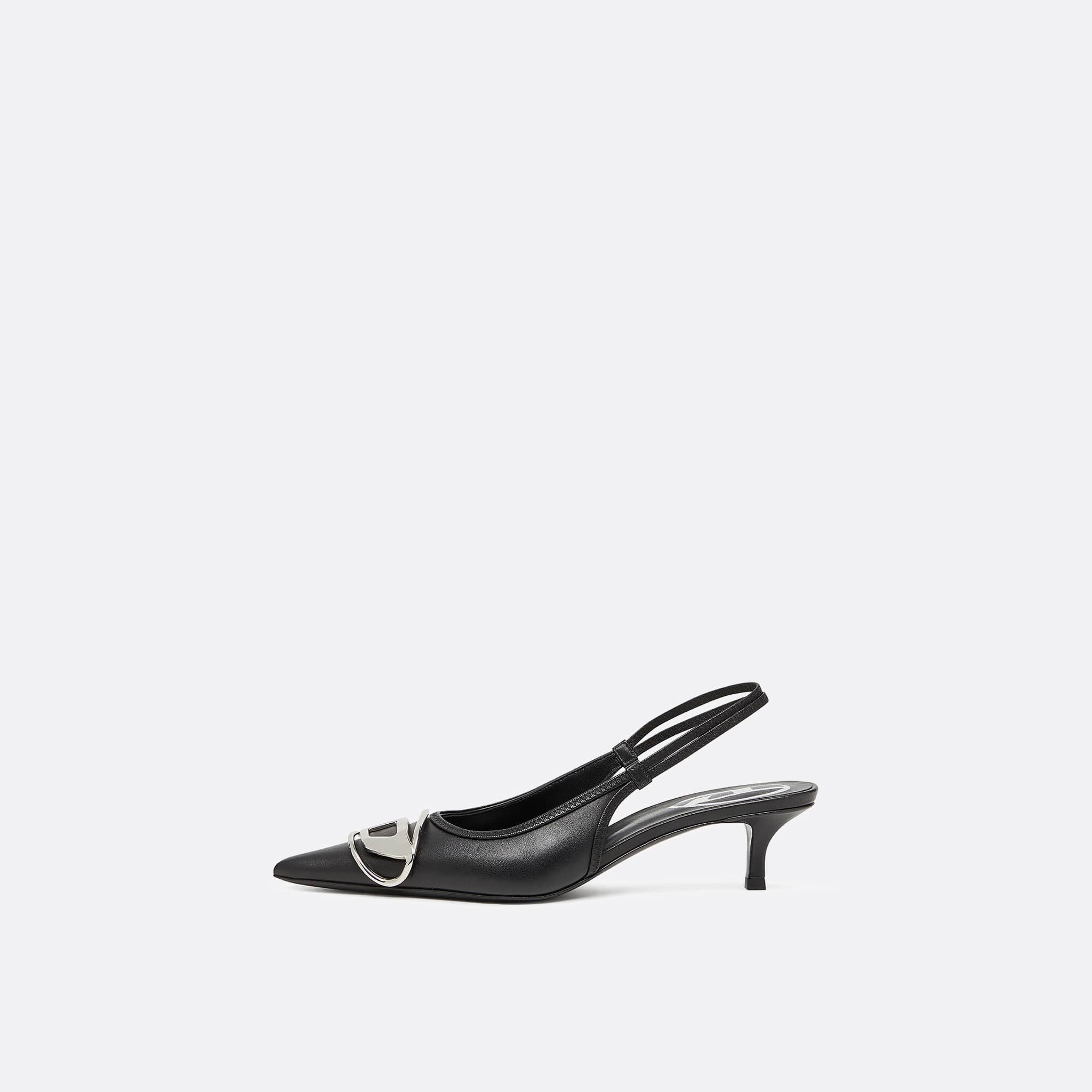 D-Venus SB 40 Slingback Pumps by Diesel in Black