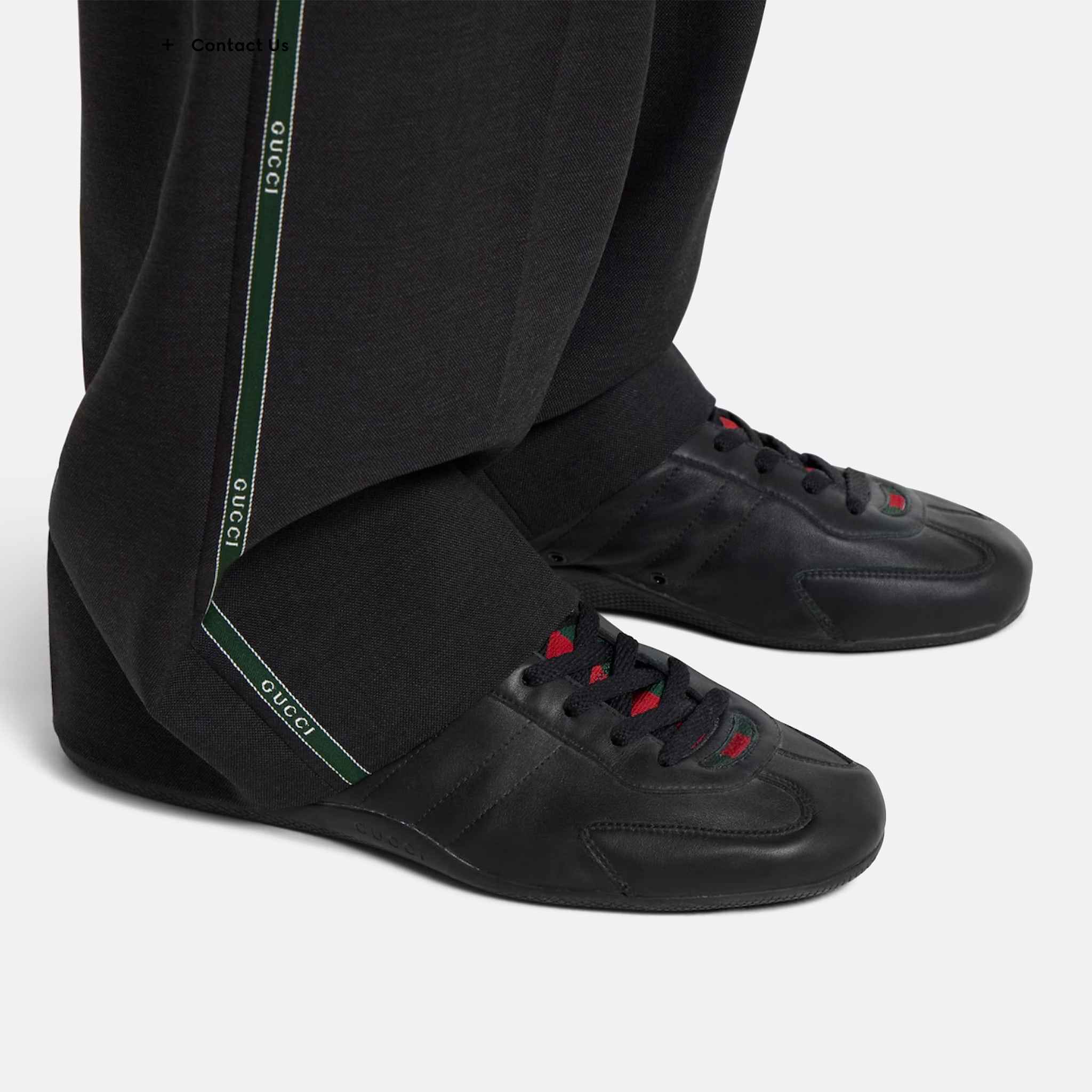 The Shift Sneaker from Gucci  in Black leather