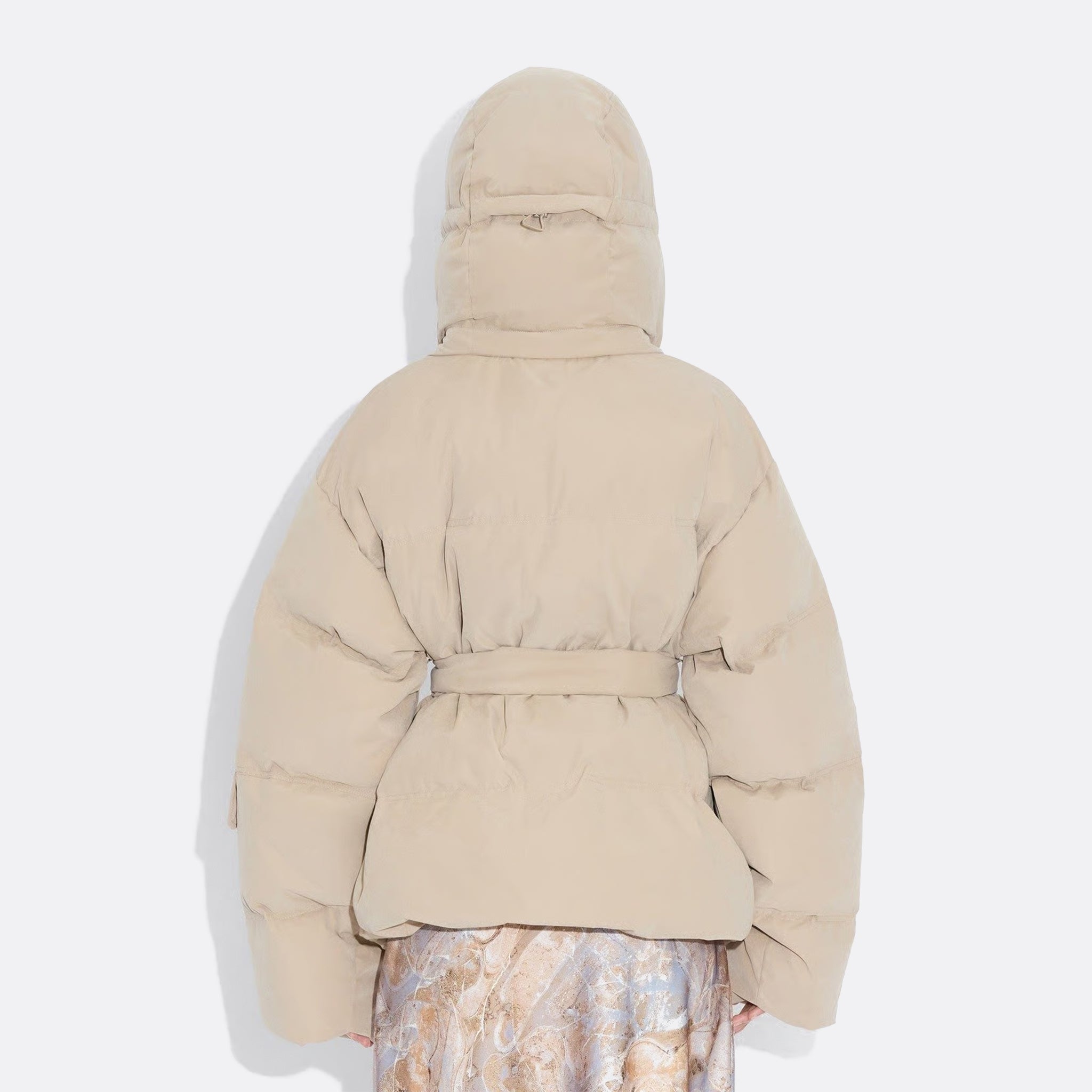 Holzweiler Steilia Brushed Down Jacket in Beige