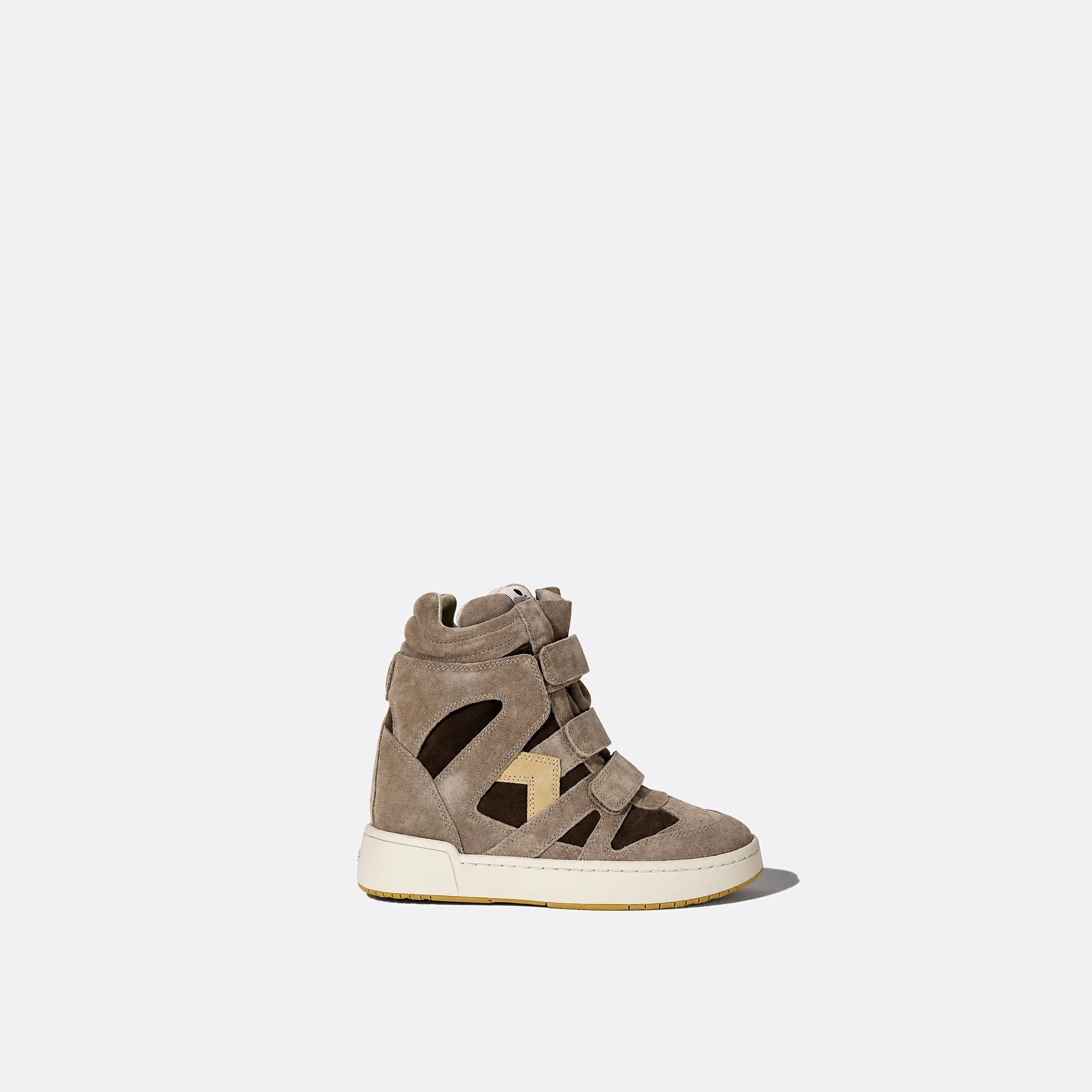 Leather High-Top Sneakers from Isabel Maran