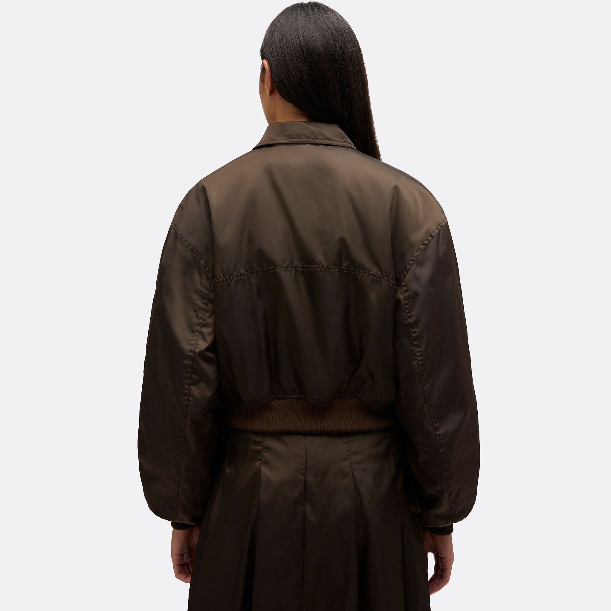 Duchesse Nylon Bomber Jacket from Ganni