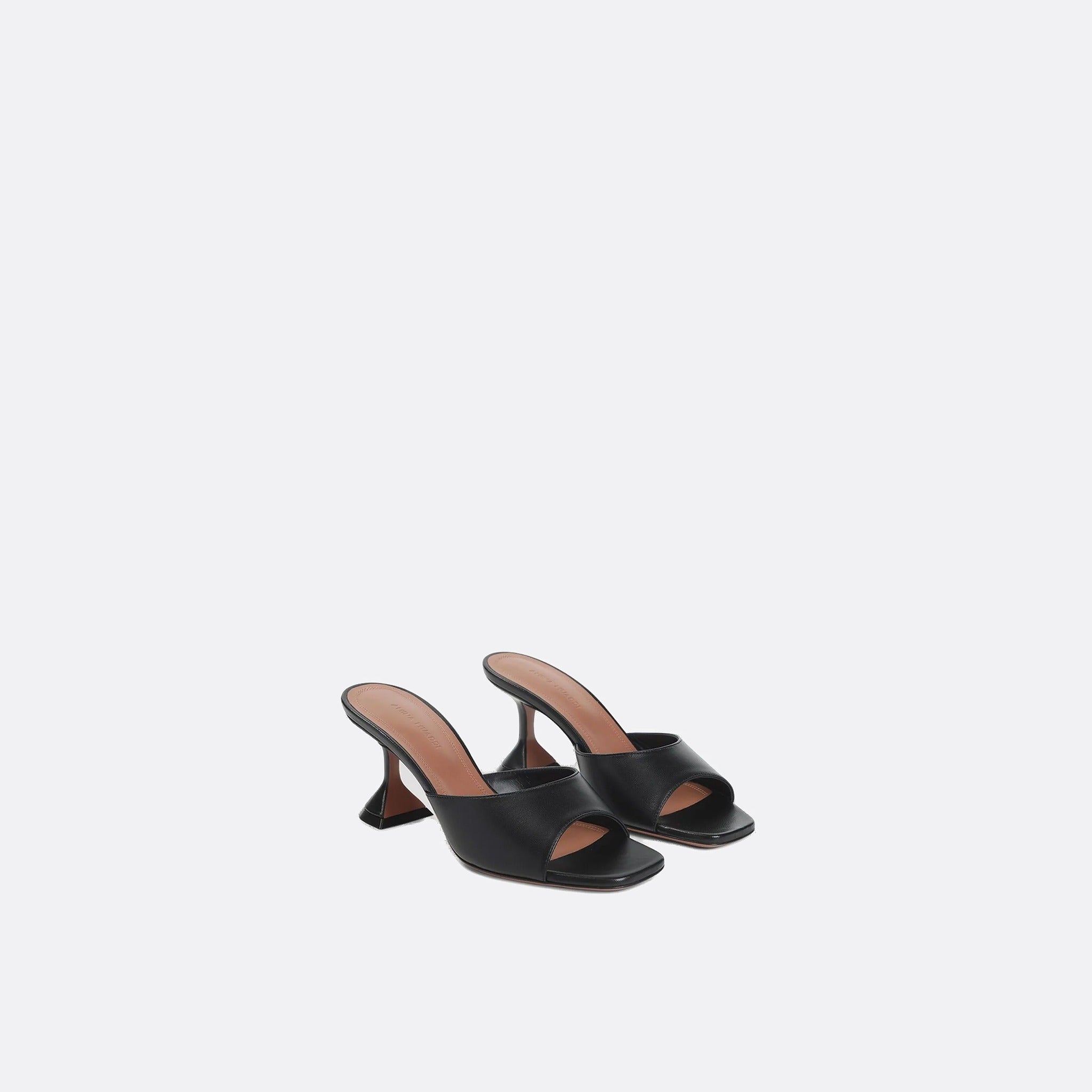The Lupita Slipper 70 from Amina Muaddi in Black