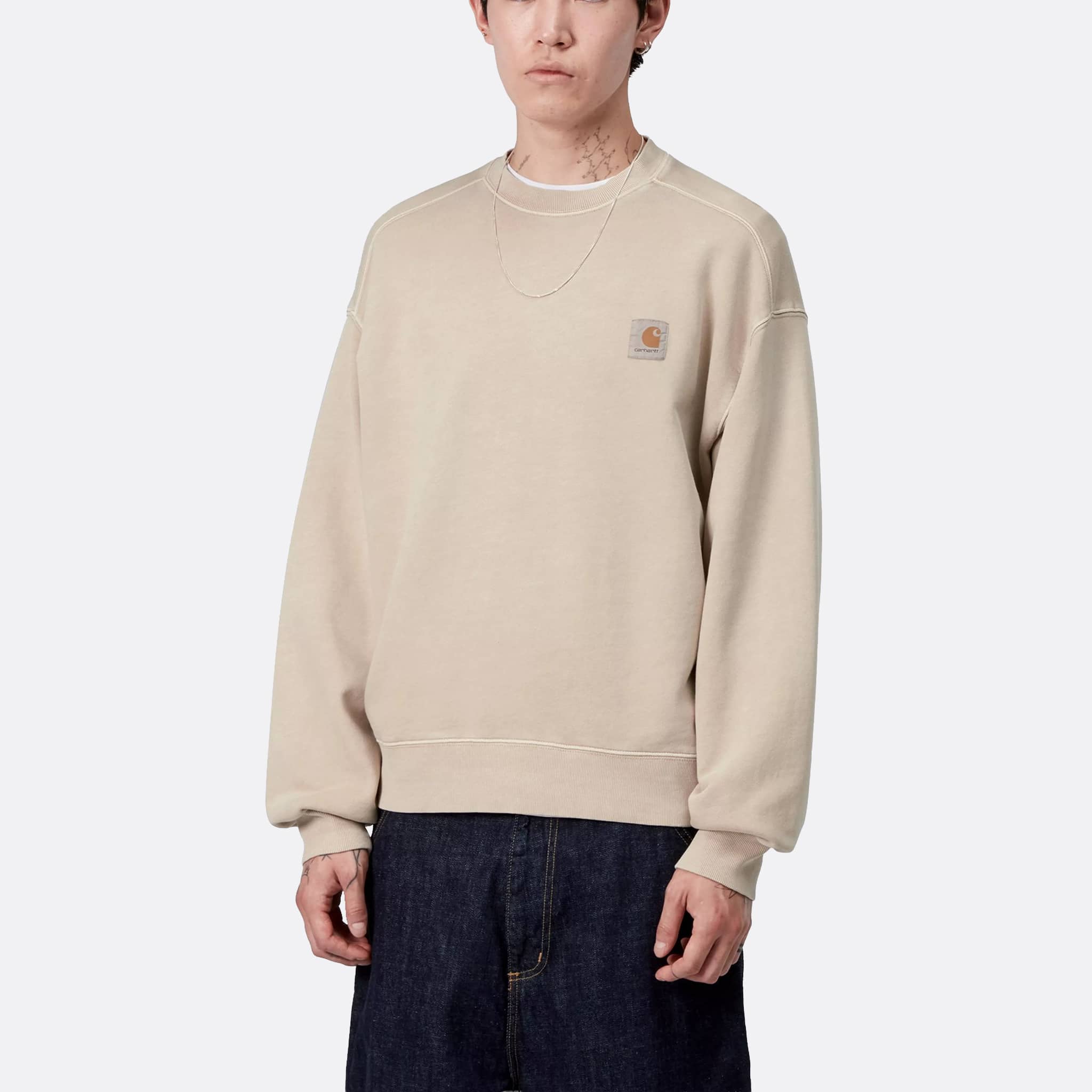 The Vista Sweatshirt from Carhartt WIP in Green / beige