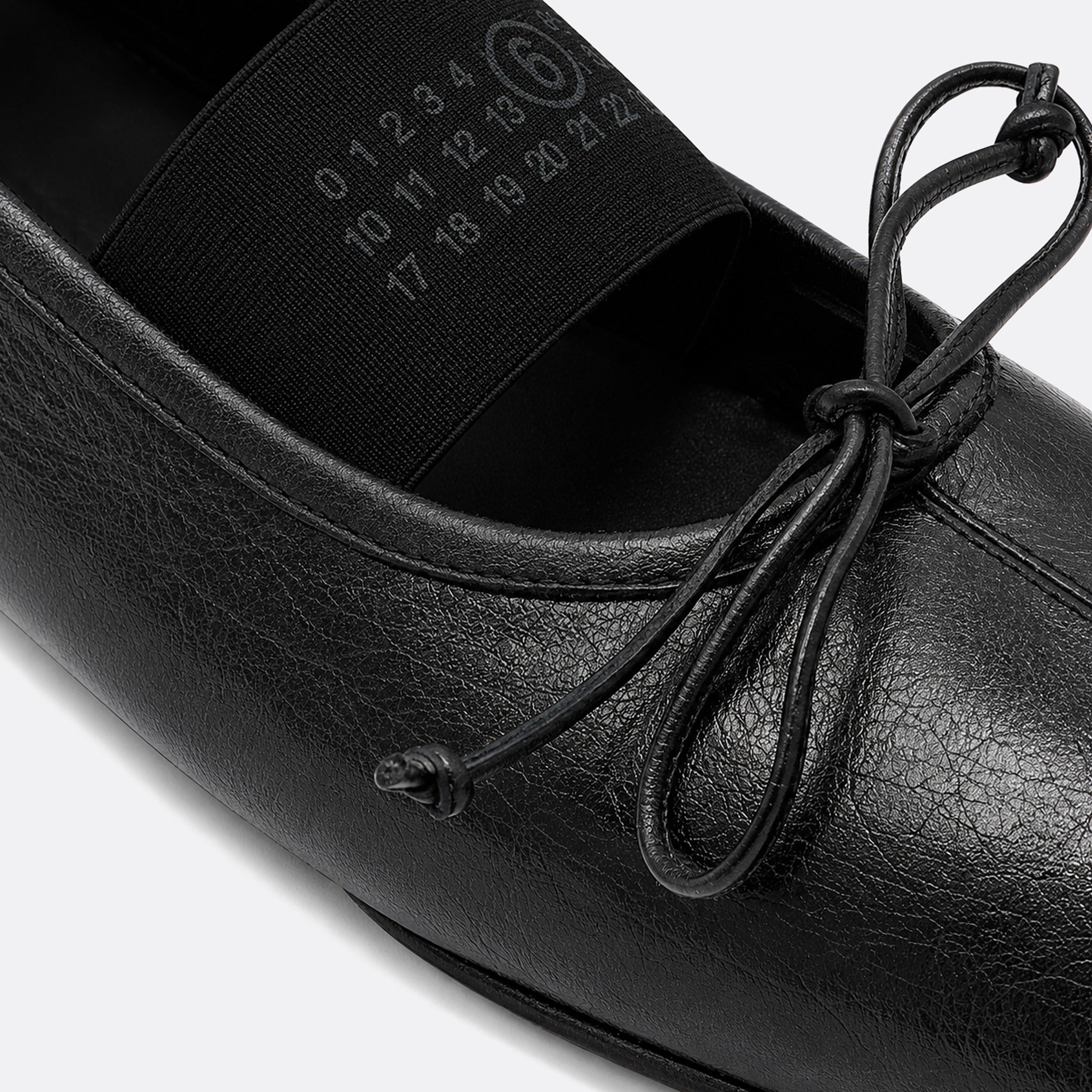 Numeric Square-Toe Ballerina Flats from MM6 Maison Margiela
