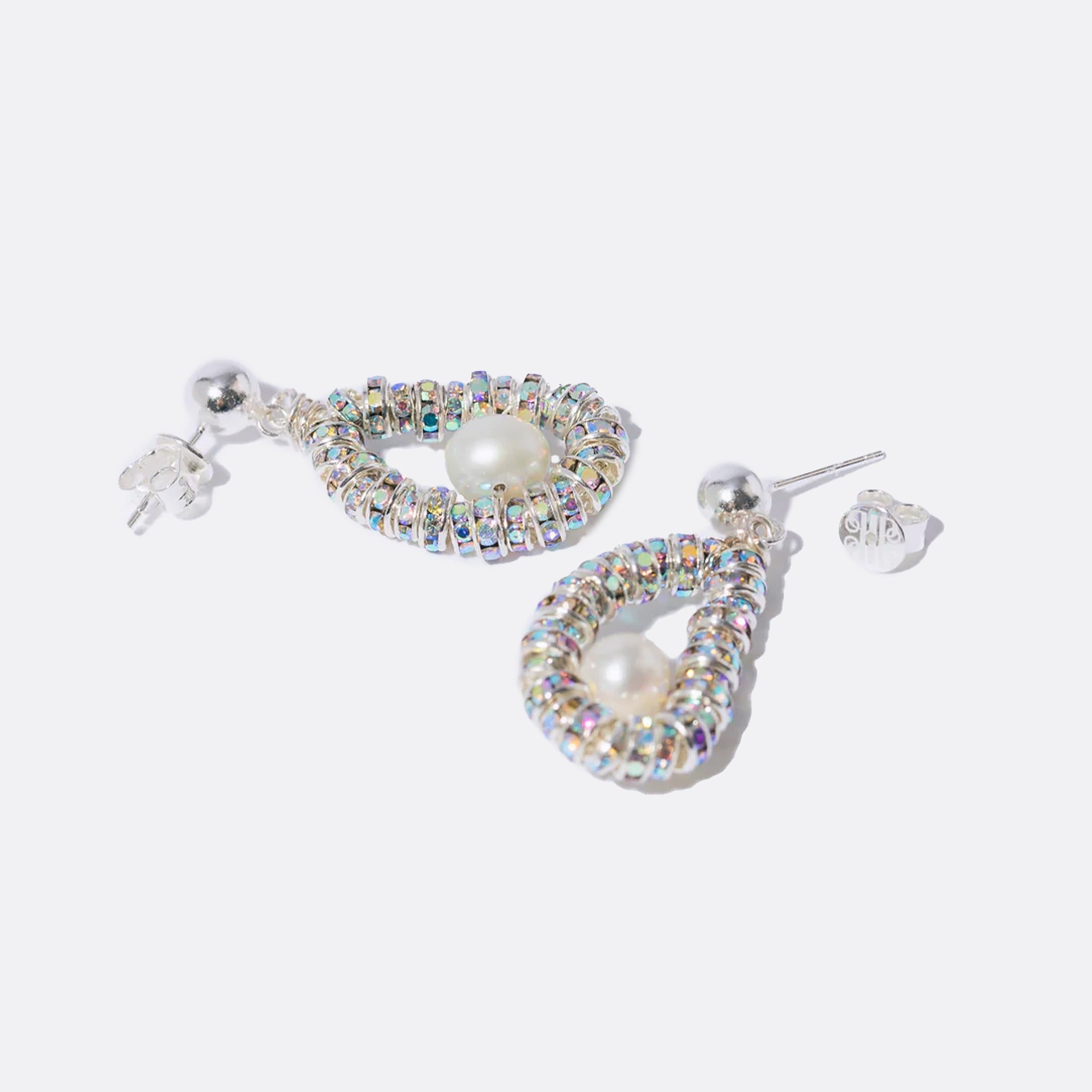 Pearl Octopuss.Y Tiny Oysters earrings in Silver