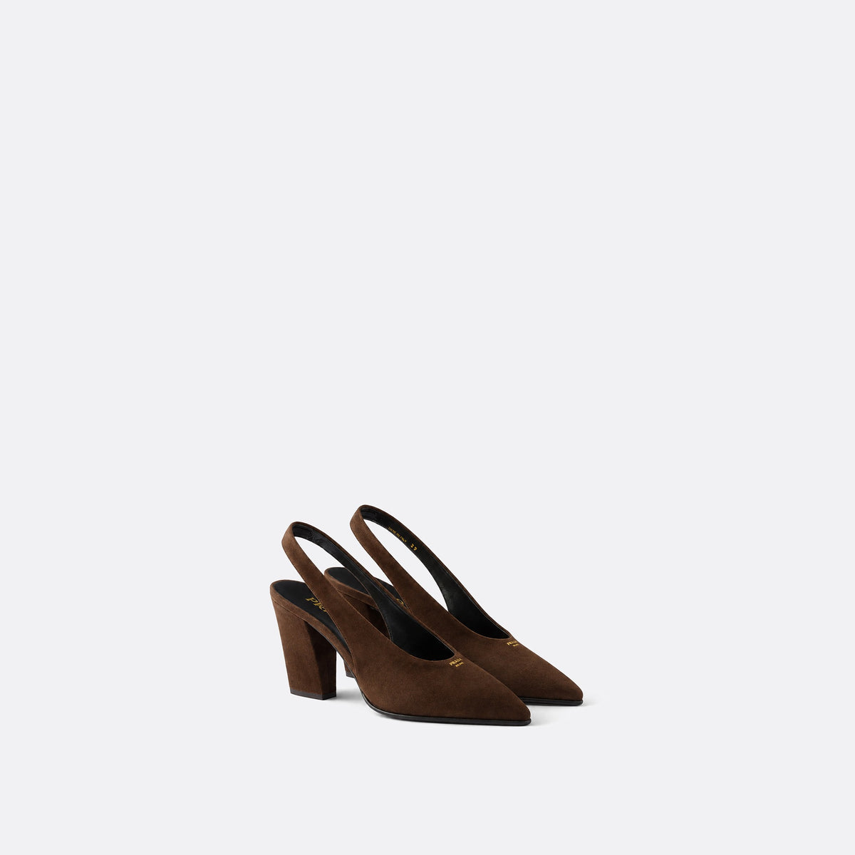 Suede Slingback Pumps from Prada