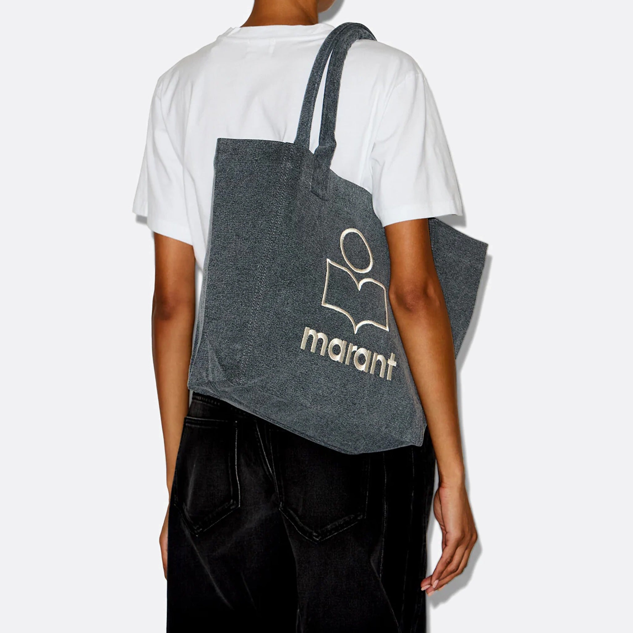 Yenky Small Tote Bag from Isabel Marant in Bæack