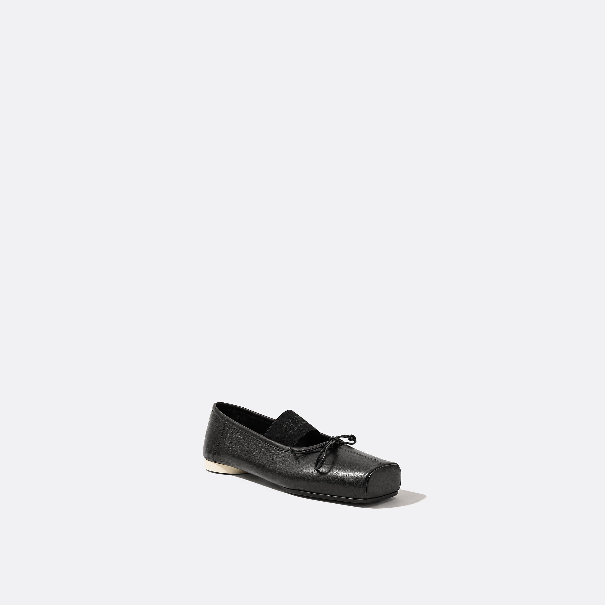 Numeric Square-Toe Ballerina Flats from MM6 Maison Margiela