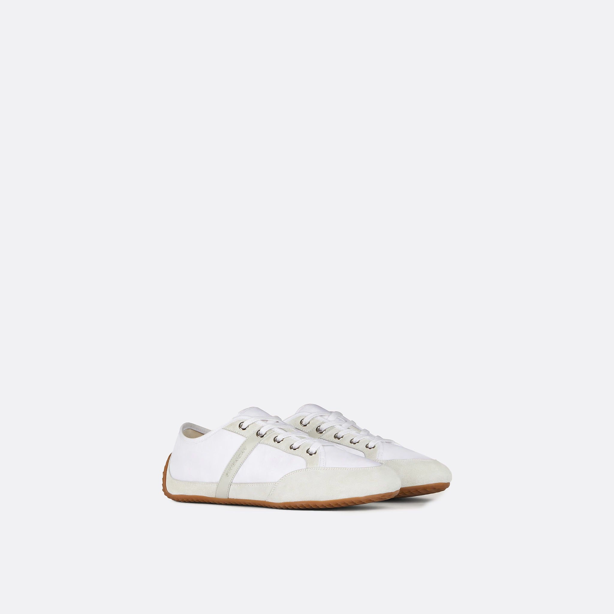 Slim Sneakers Nylon and Suede from Givenchy in White