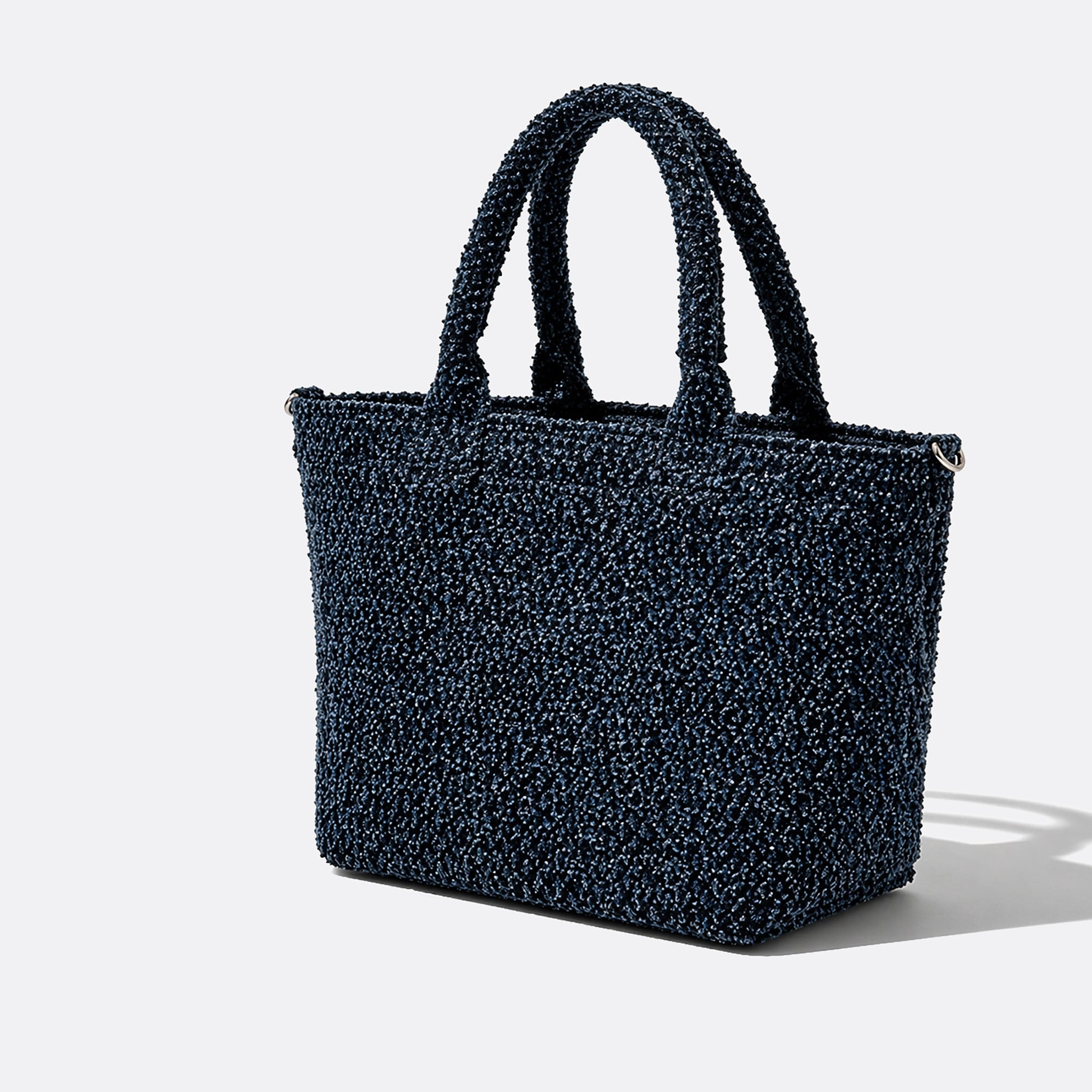 Bear Tweed Denim Tote Bag from GANNI