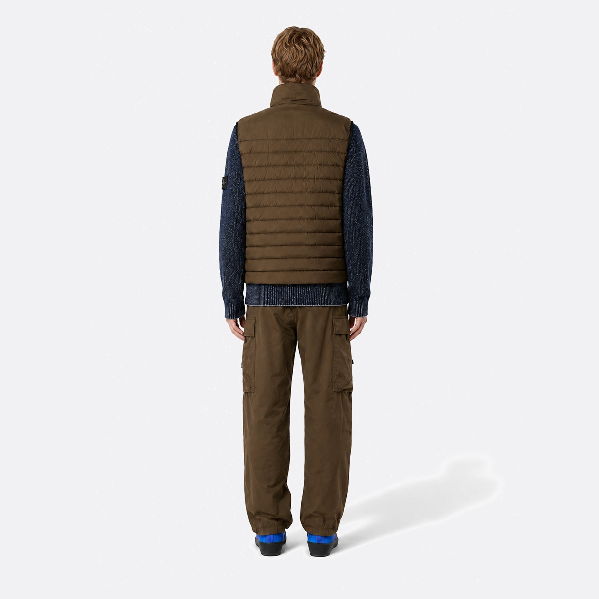 G100007 Seamless Tunnel Nylon Down-TC Vest from Stone Island