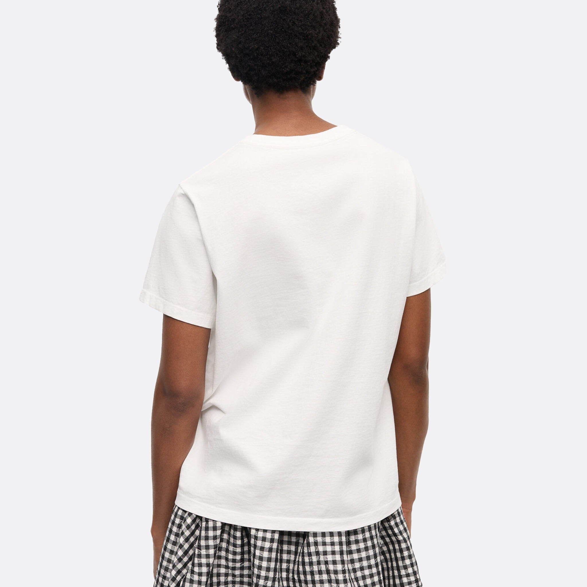 Animal Print T-Shirt by Ganni in White