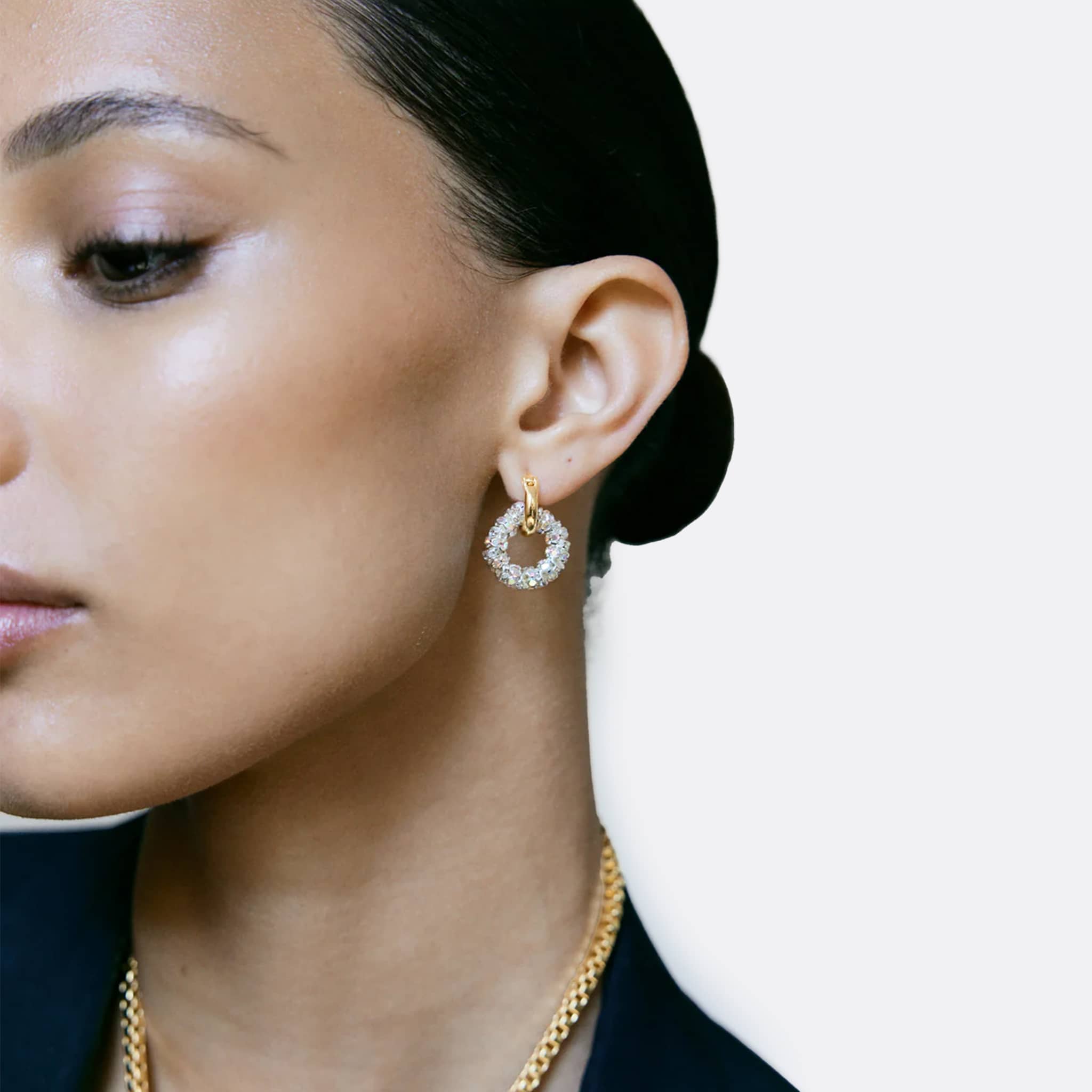 Pearl Octupuss.Y Tiny Créoles in Gold