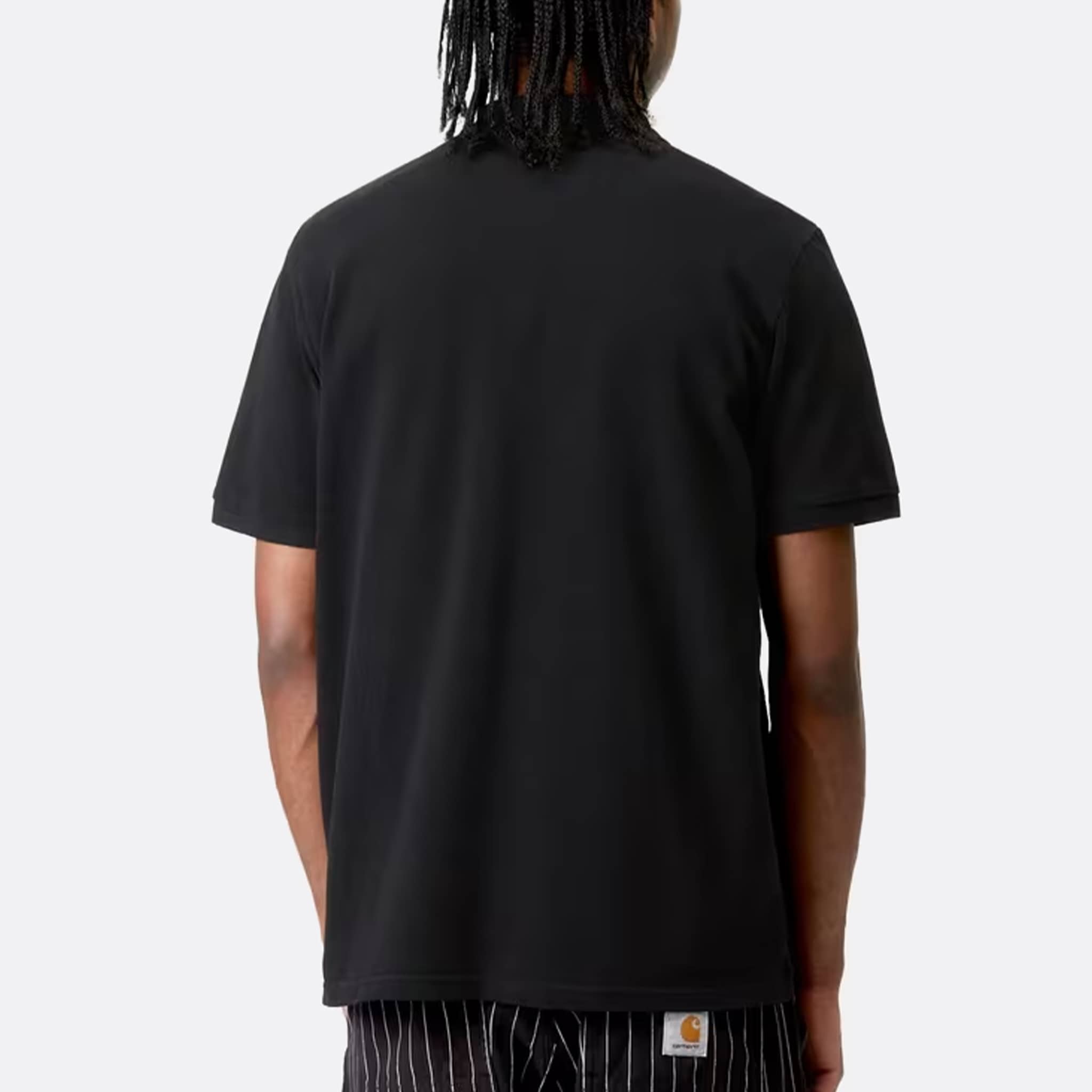 The S/S Chase Pique Polo from Carhartt WIP in Black