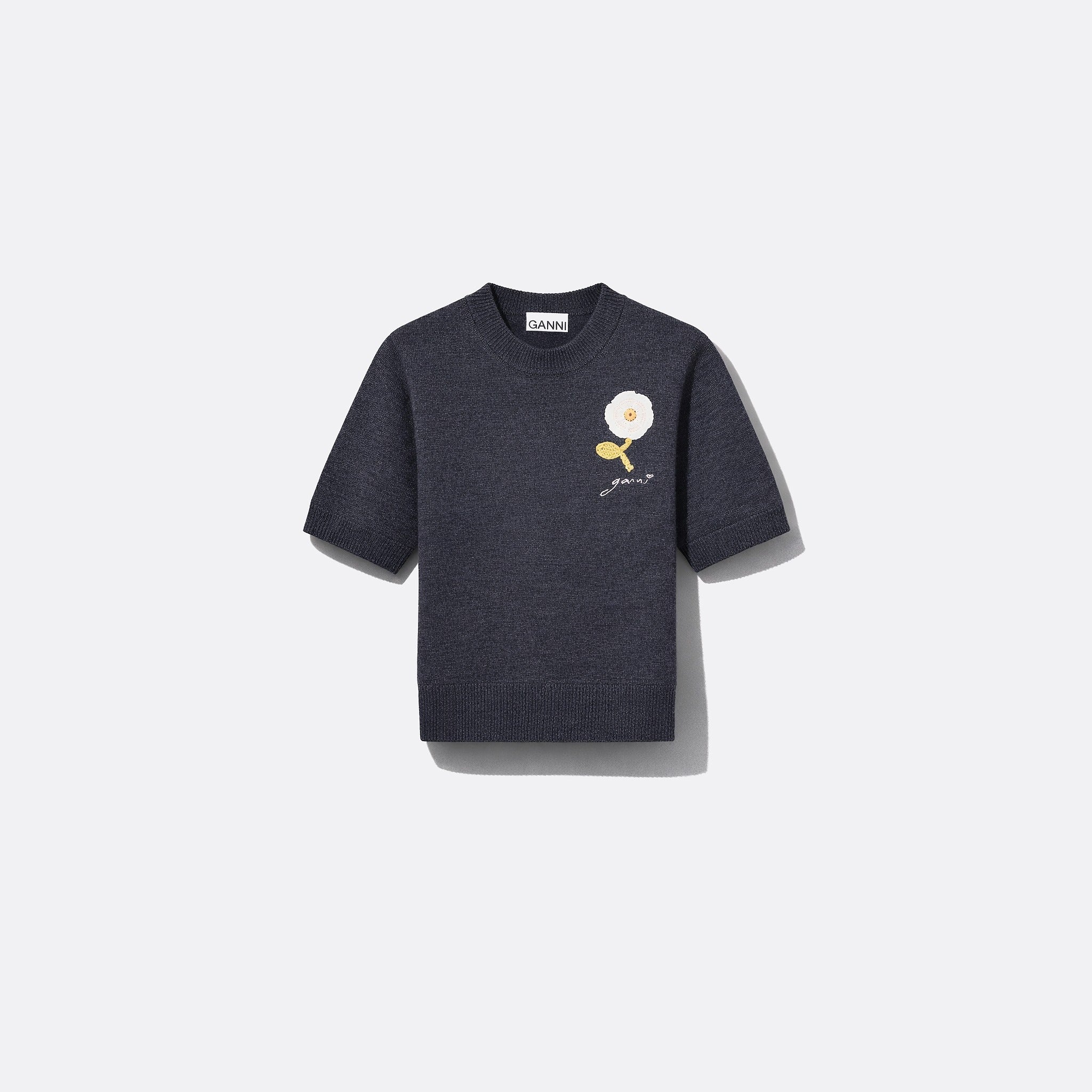  Flower Merino Tee from Ganni 