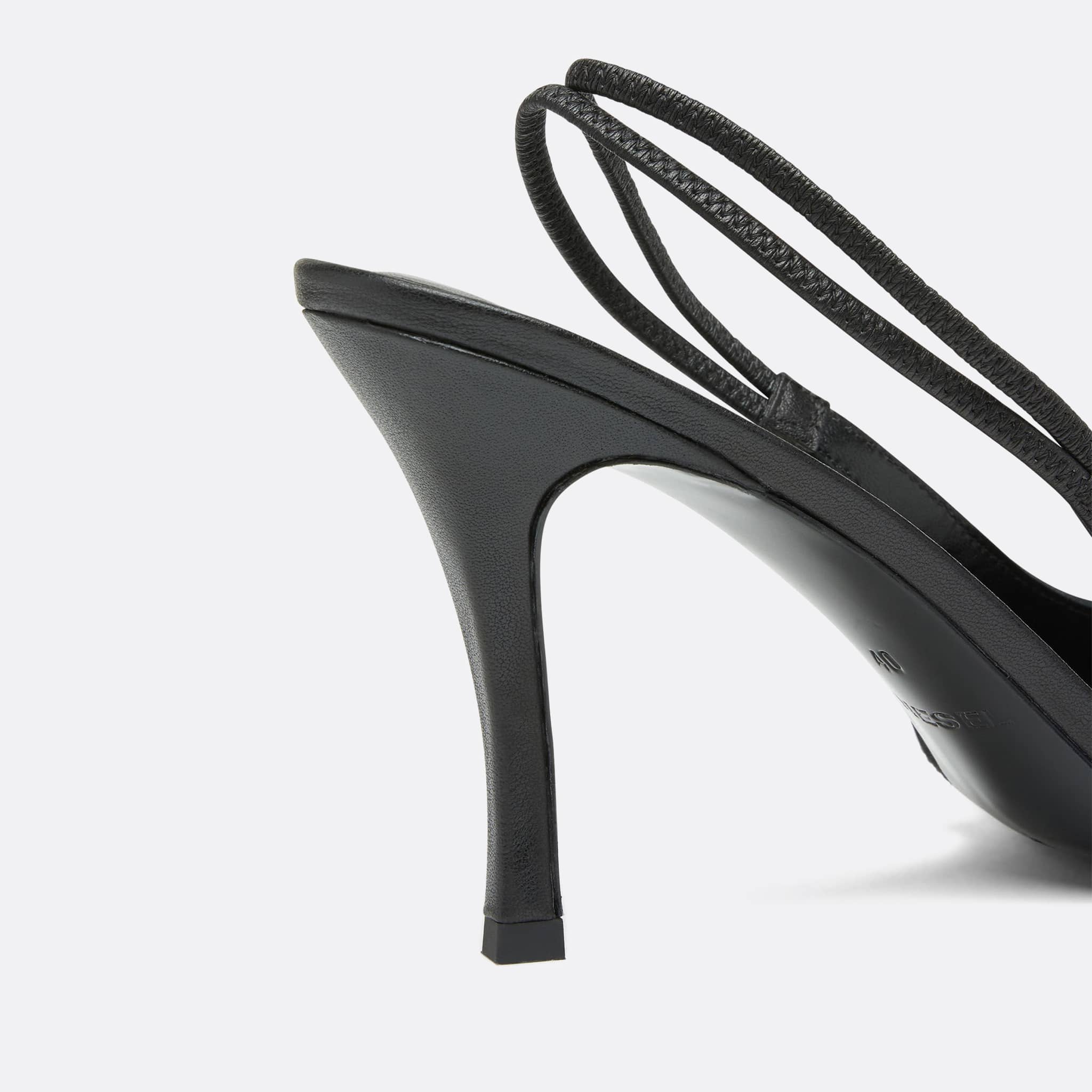 D-Venus SB Slingback Pumps in Black by Diesel