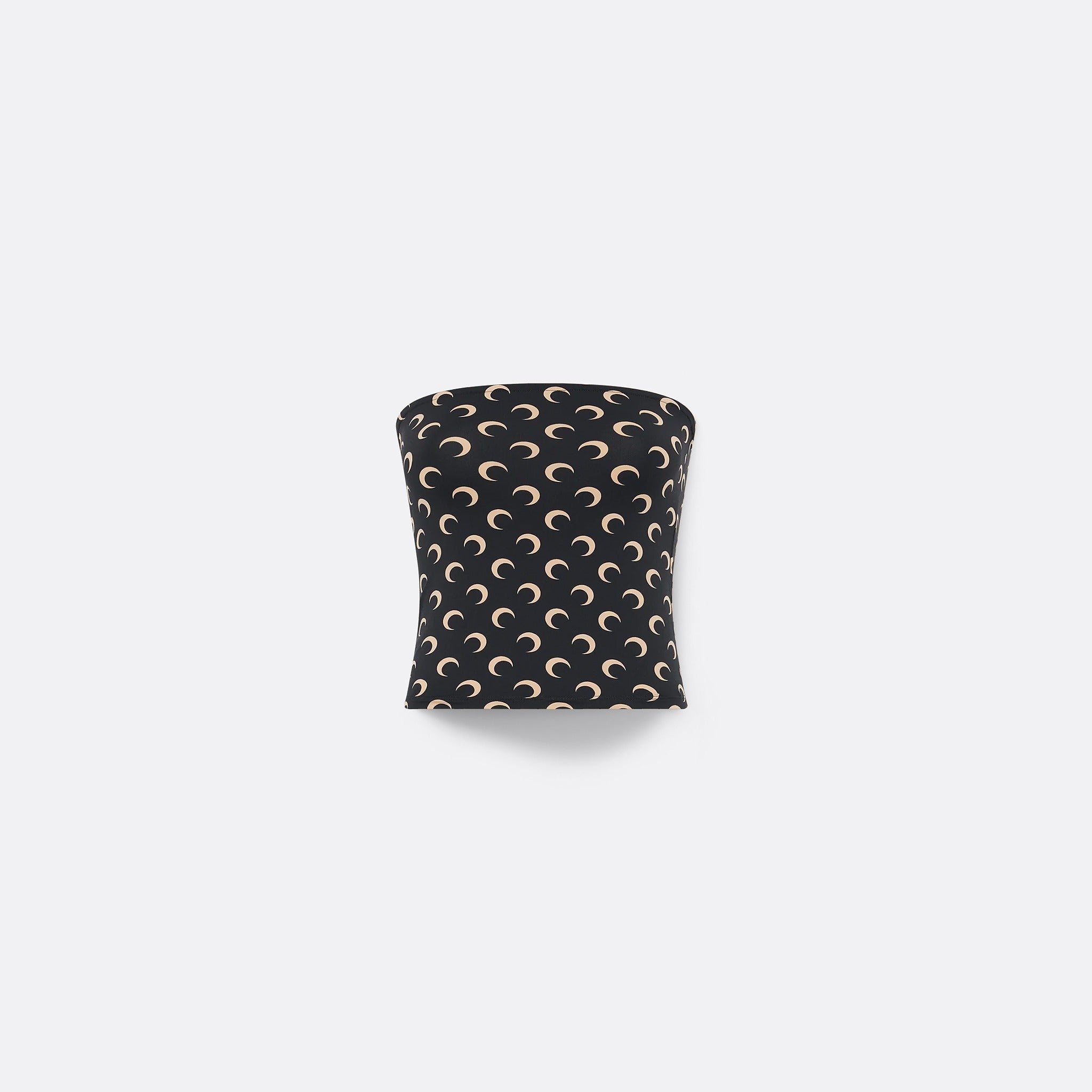 Moon Printed Jersey Second Skin Tube Top by Marine Serre