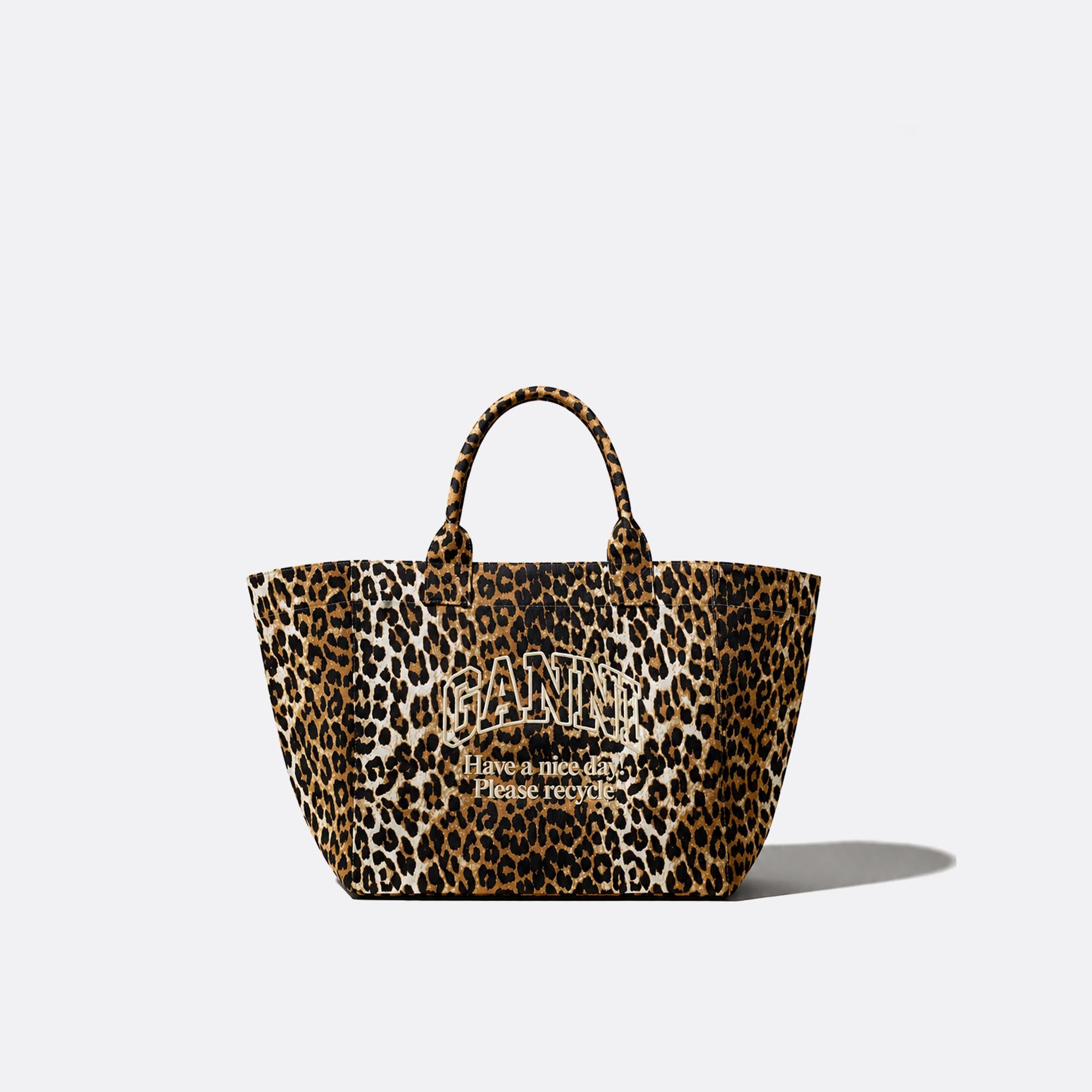 XXL Leopard Tote Bag from GANNI