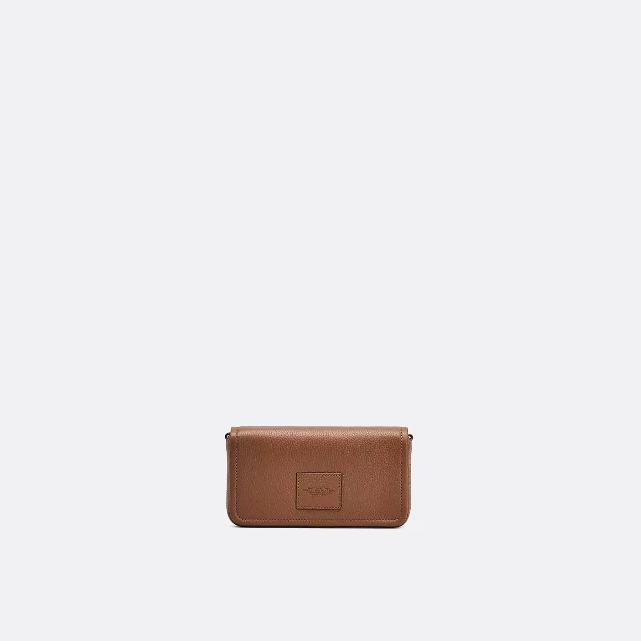 The Leather Mini Crossbody Bag from Marc Jacobs in Argan Oil
