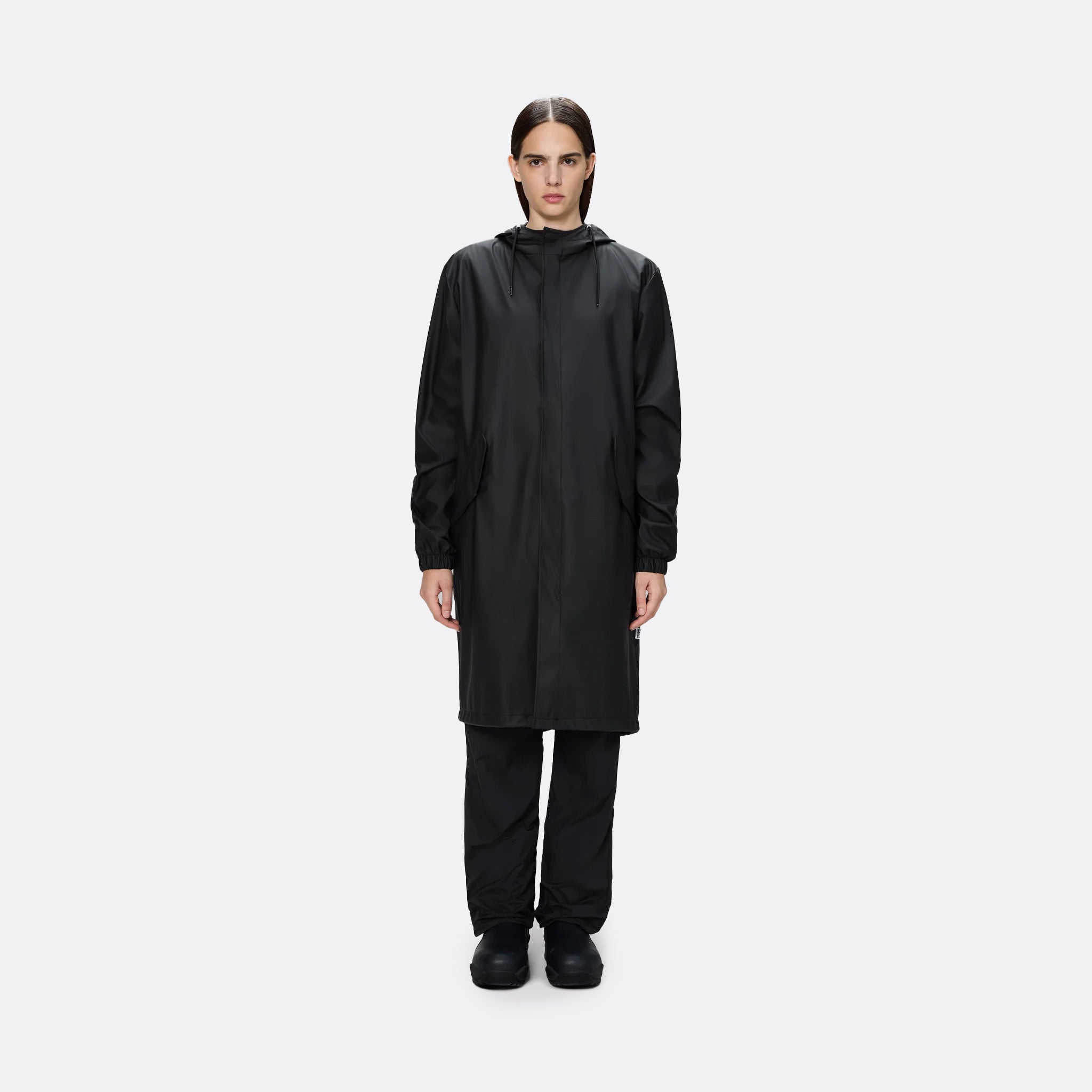 Fishtail Parka by Rains in Black