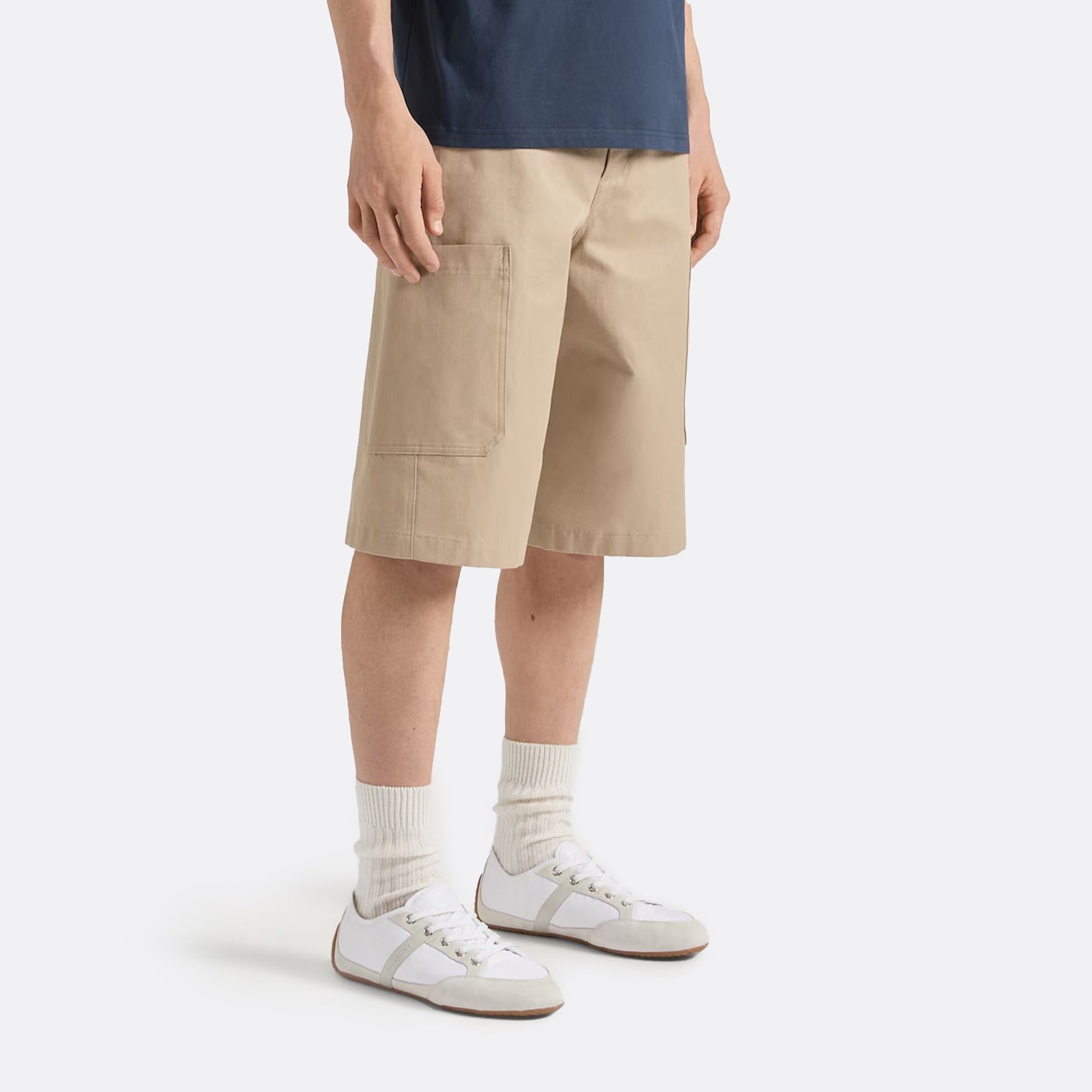 Slim Sneakers Nylon and Suede from Givenchy in White