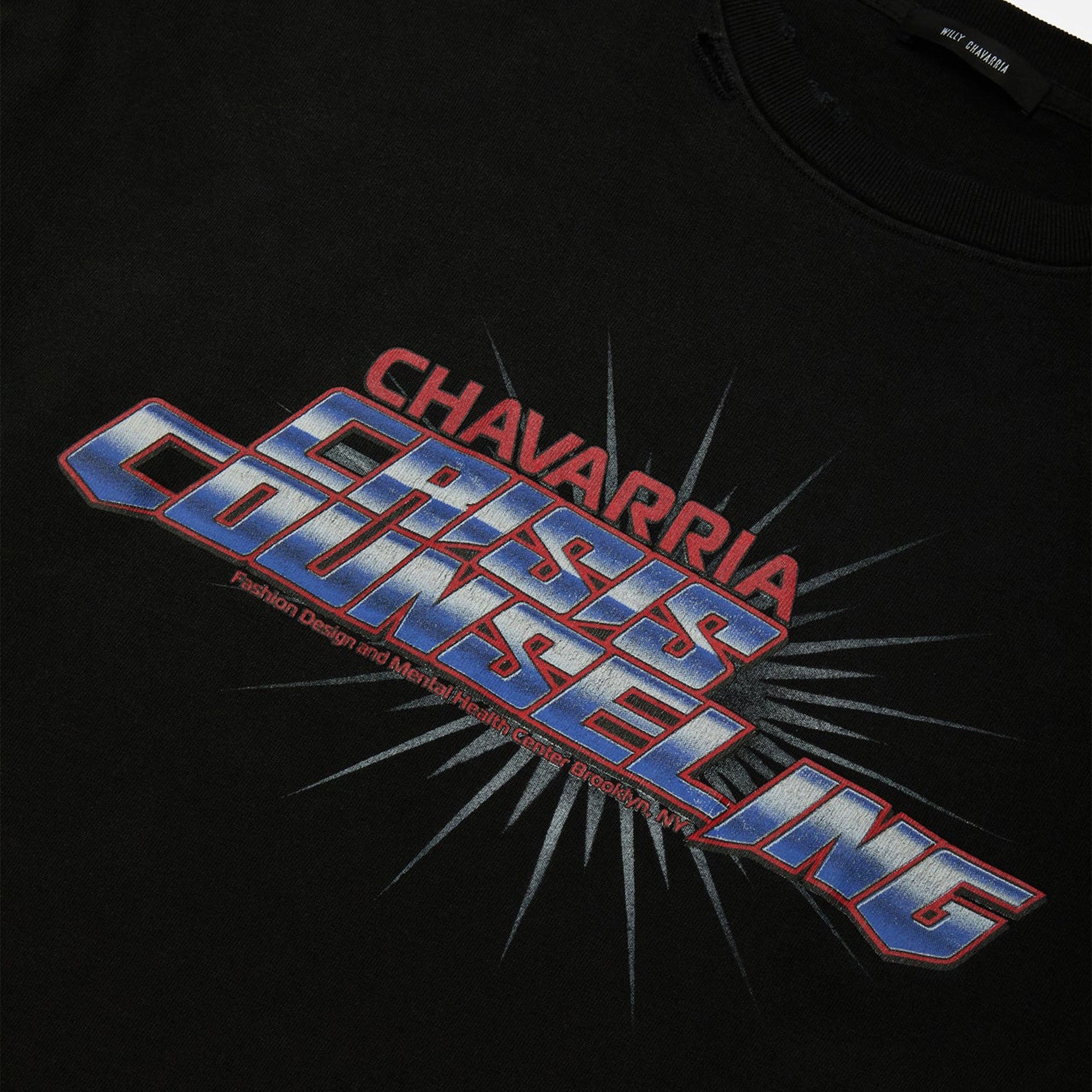 Crisis Counseling LS Buffalo Tee from Willy Chavarria