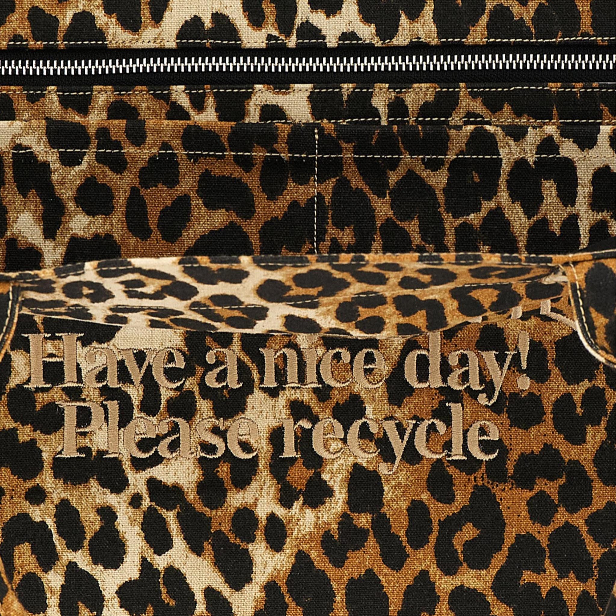 XXL Leopard Tote Bag from GANNI