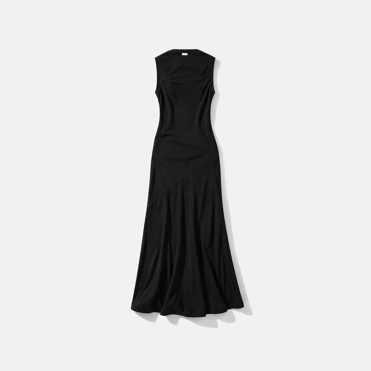 Ribbed-Knit Trimmed Satin Maxi Dress&nbsp;from AMI Paris