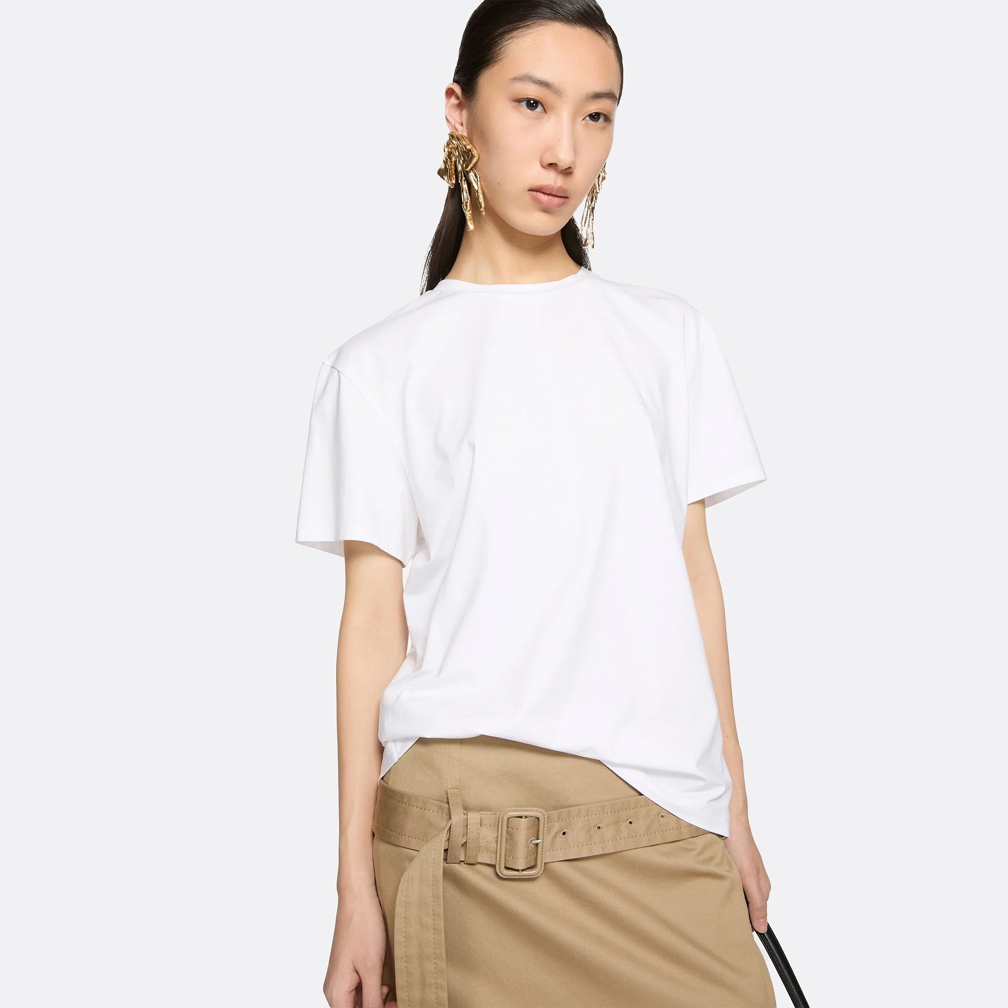 Face Logo T-Shirt by Acne Studios in white