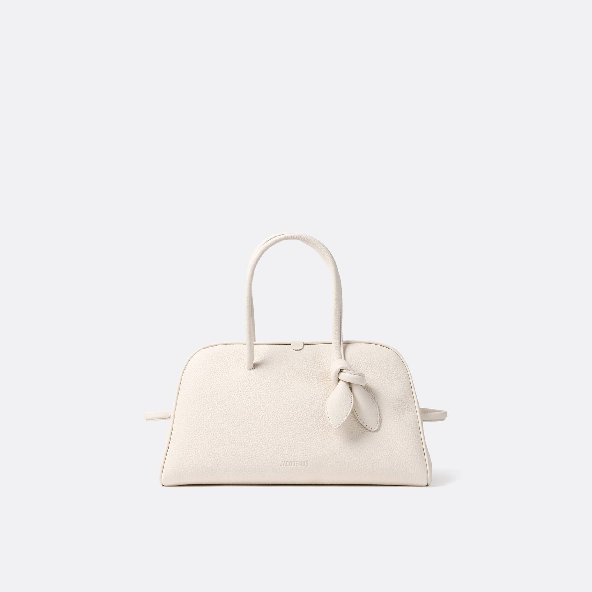 The Le Turismo Small Bowling Bag from Jacquemus in White