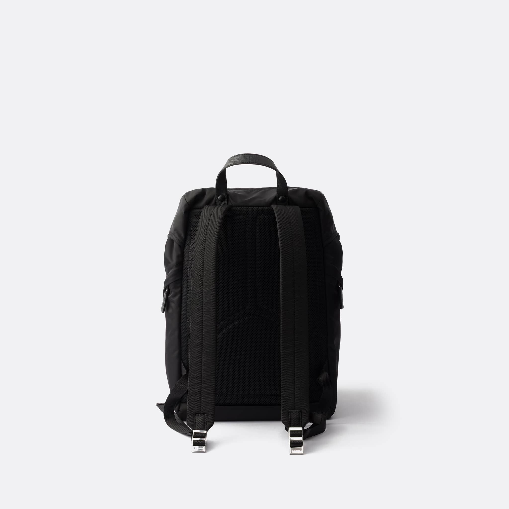 Re-Nylon and Saffiano Leather Backpack from Prada
