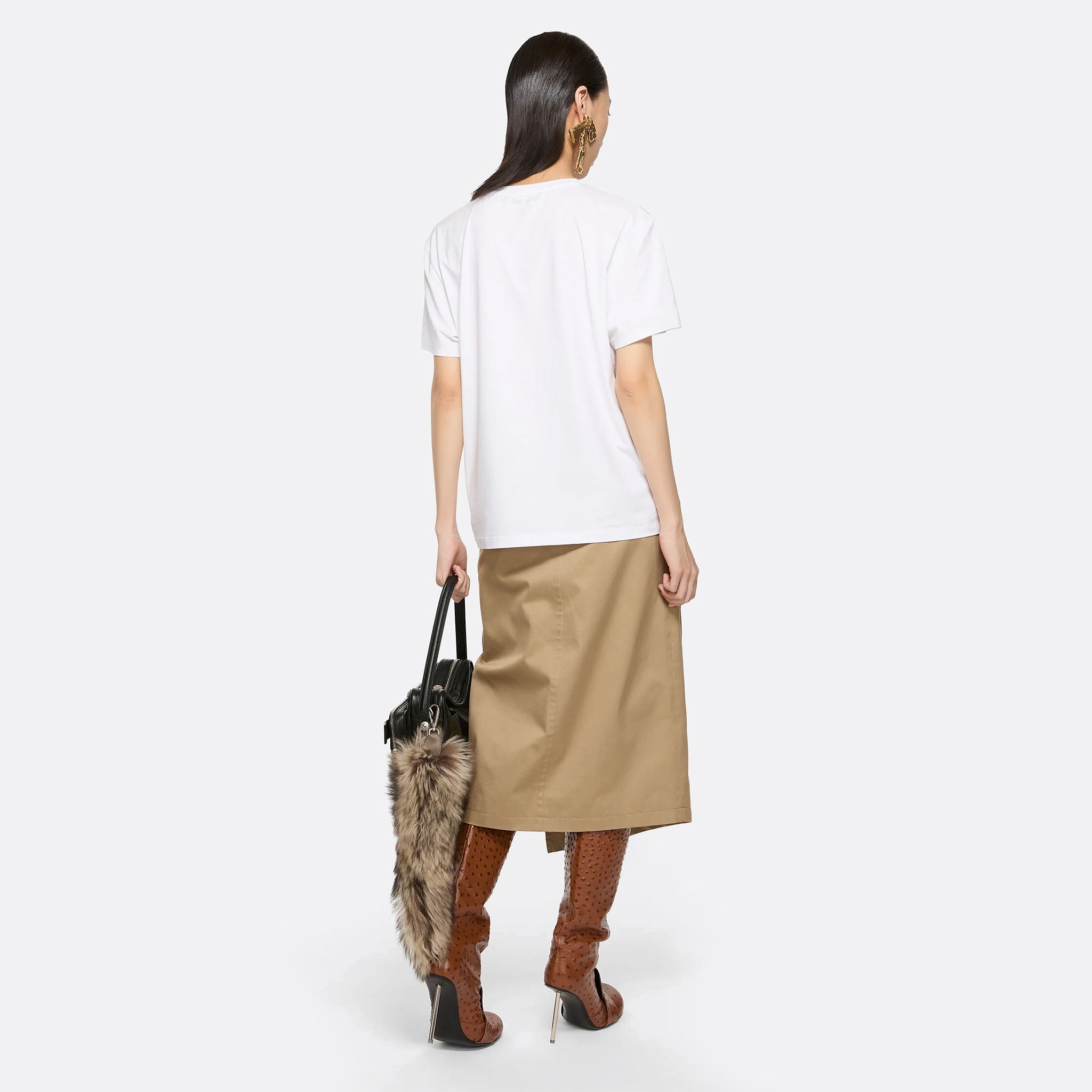 Face Logo T-Shirt by Acne Studios in white