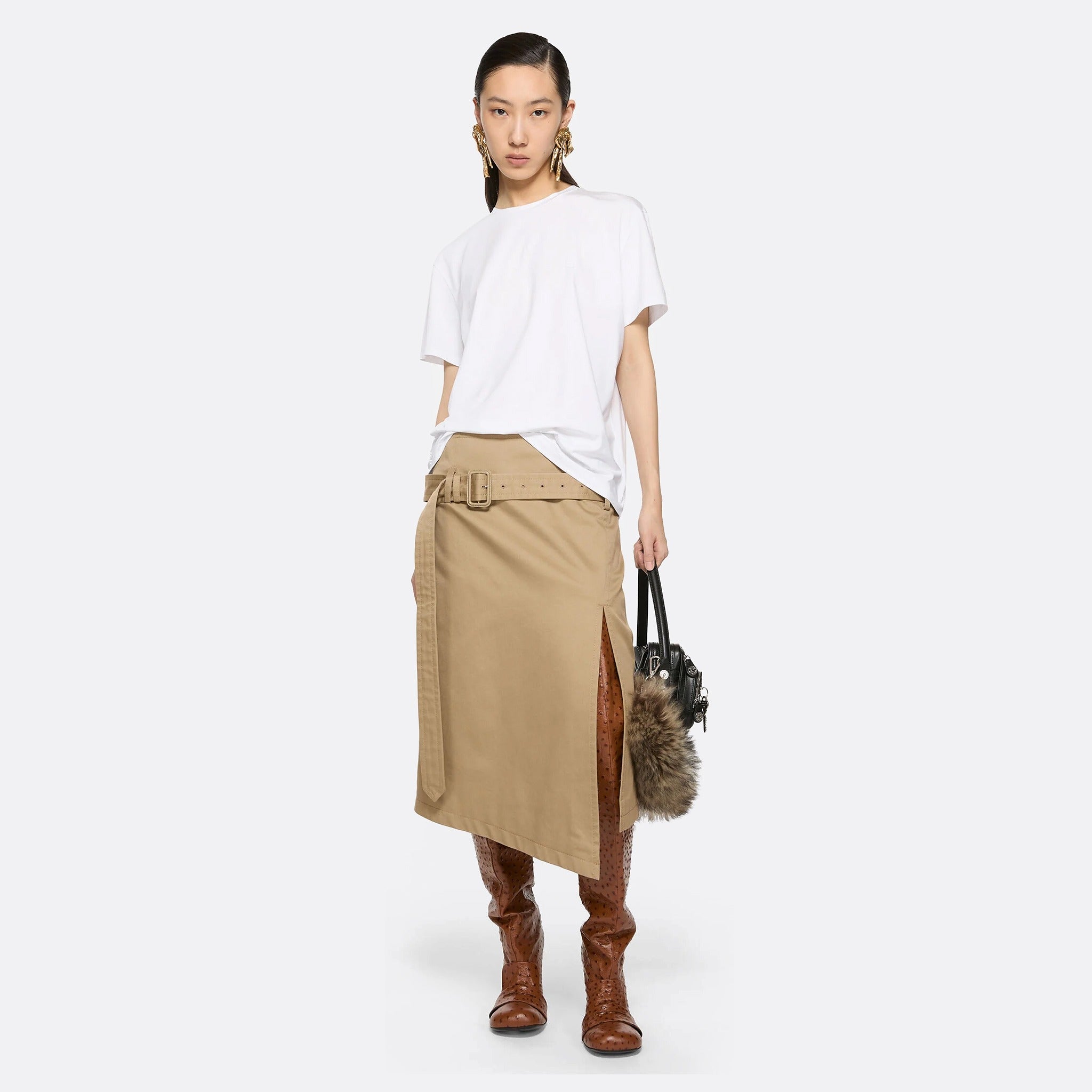 Face Logo T-Shirt by Acne Studios in white