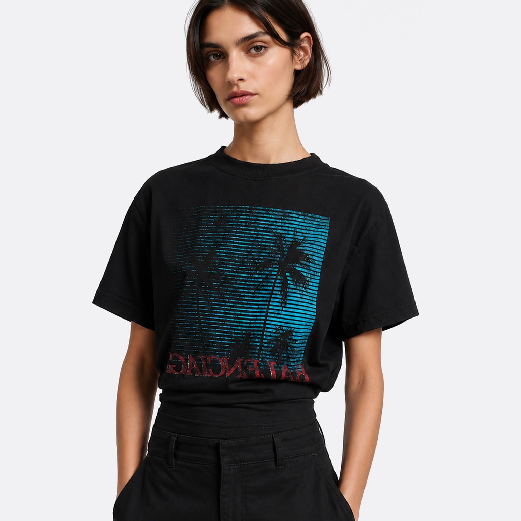 Vintage Holiday Cropped T-Shirt from Balenciaga