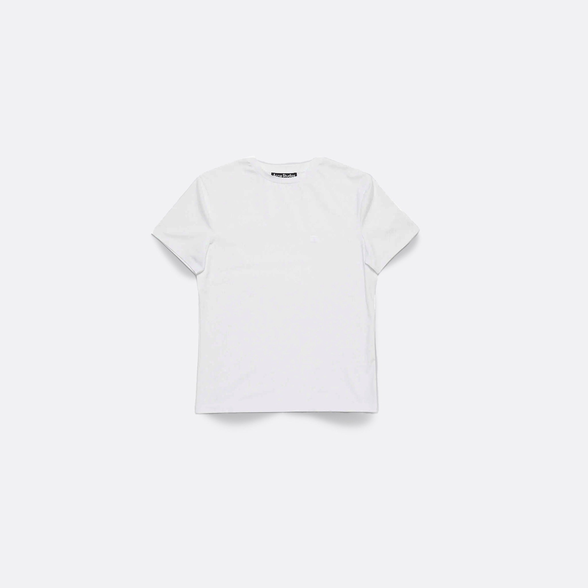 Face Logo T-Shirt by Acne Studios in white